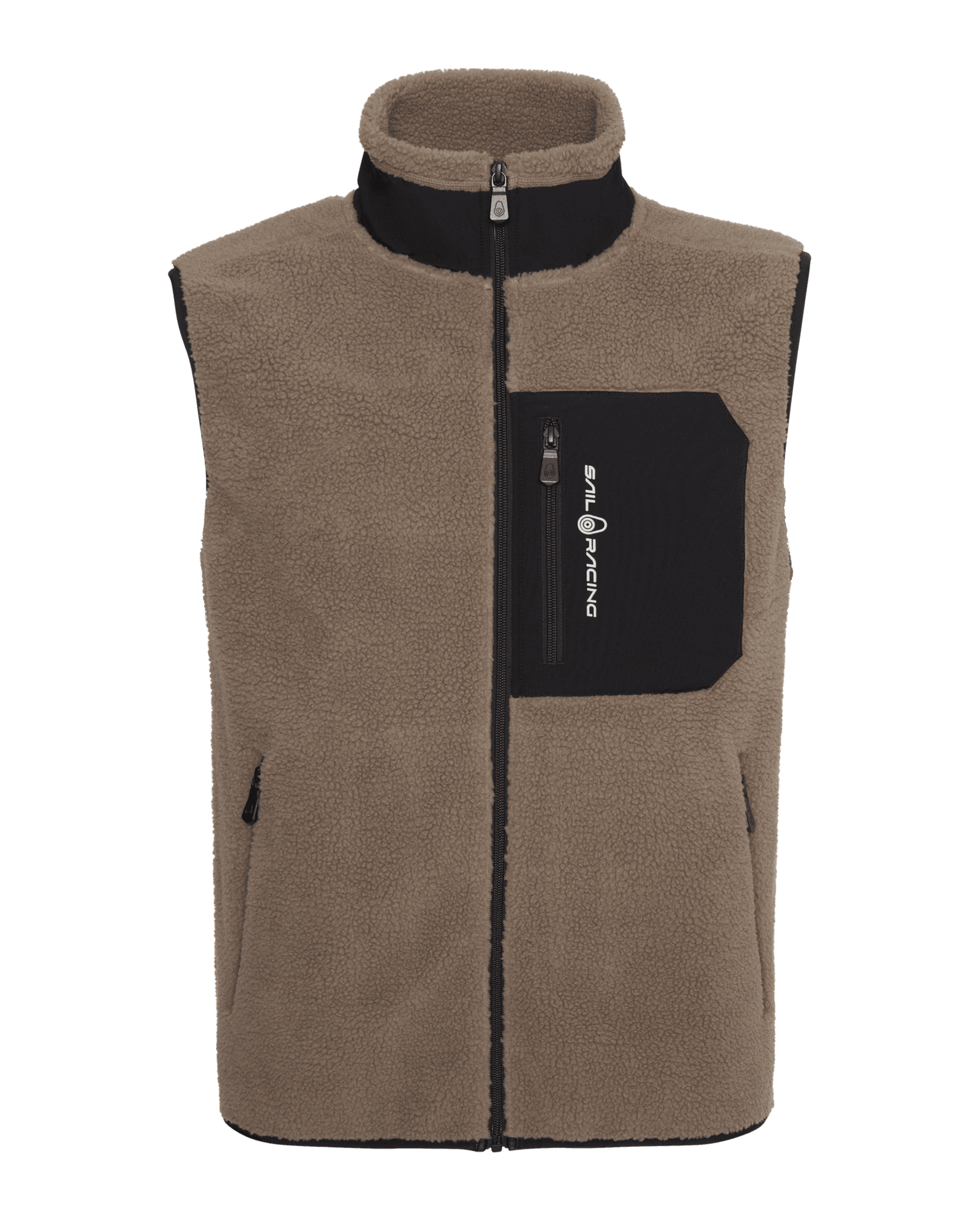 Bowman Pile Zip Vest M Sand