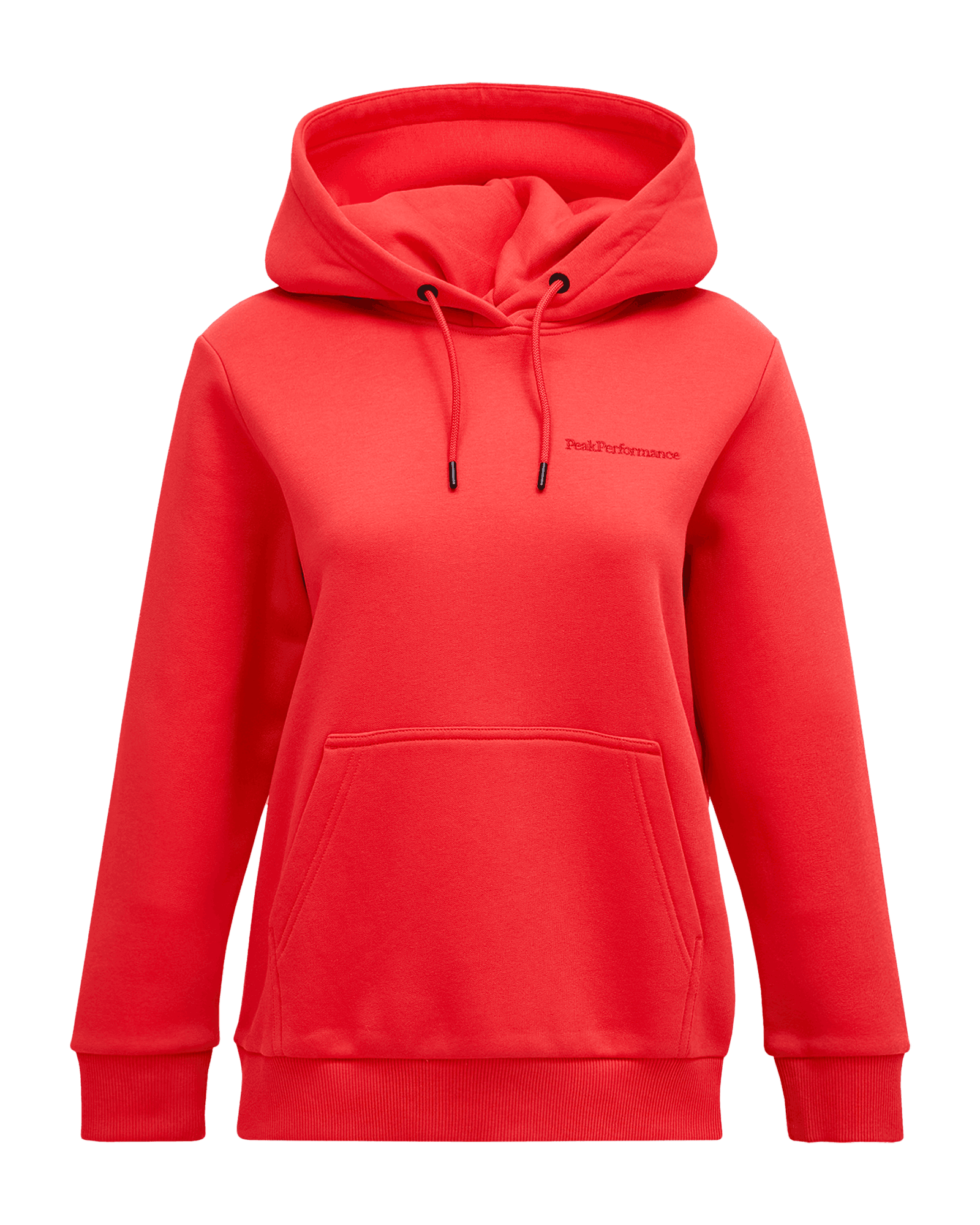 Original Small Logo Hood W Brilliant Red