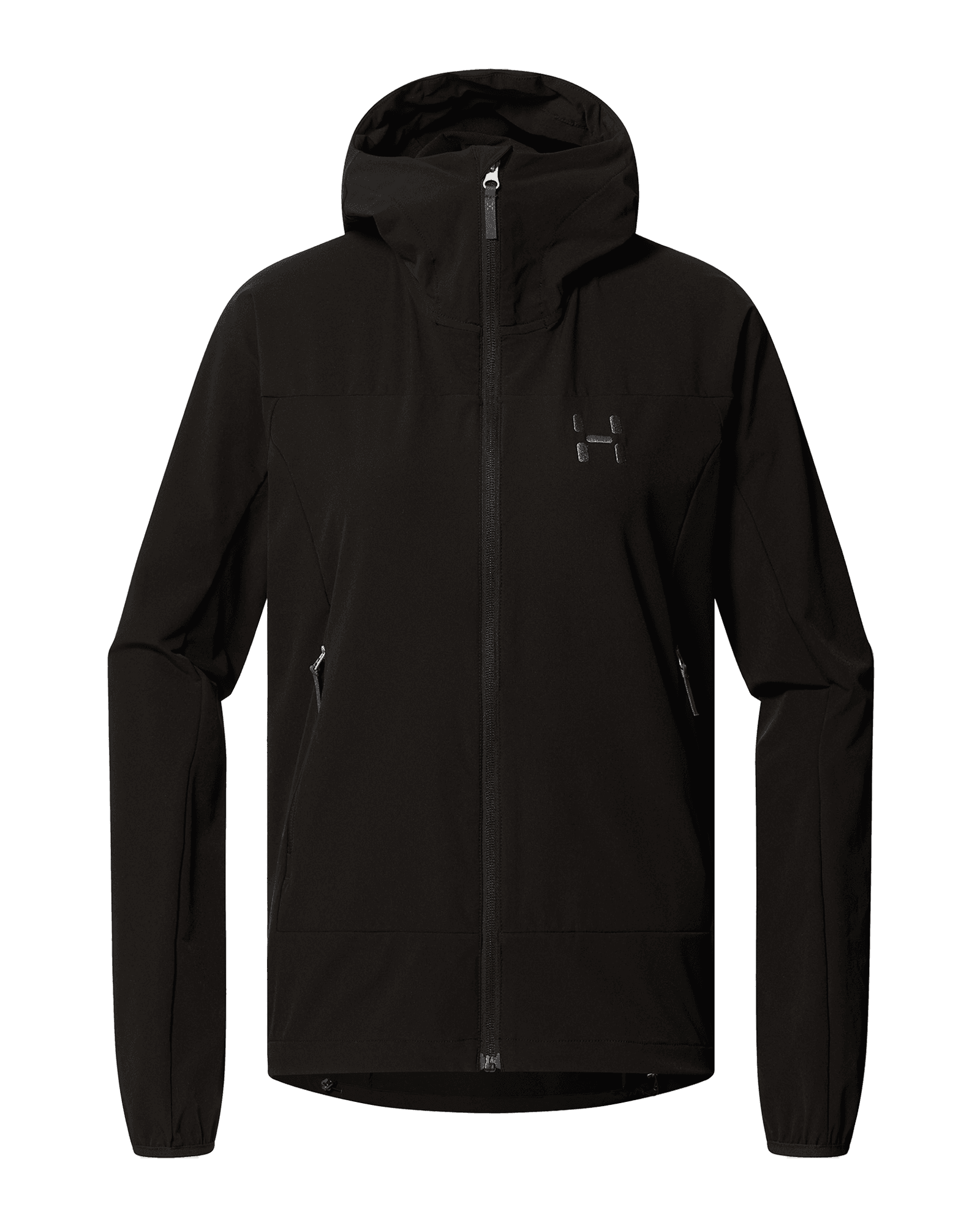 Rosson Softshell Hood W True Black