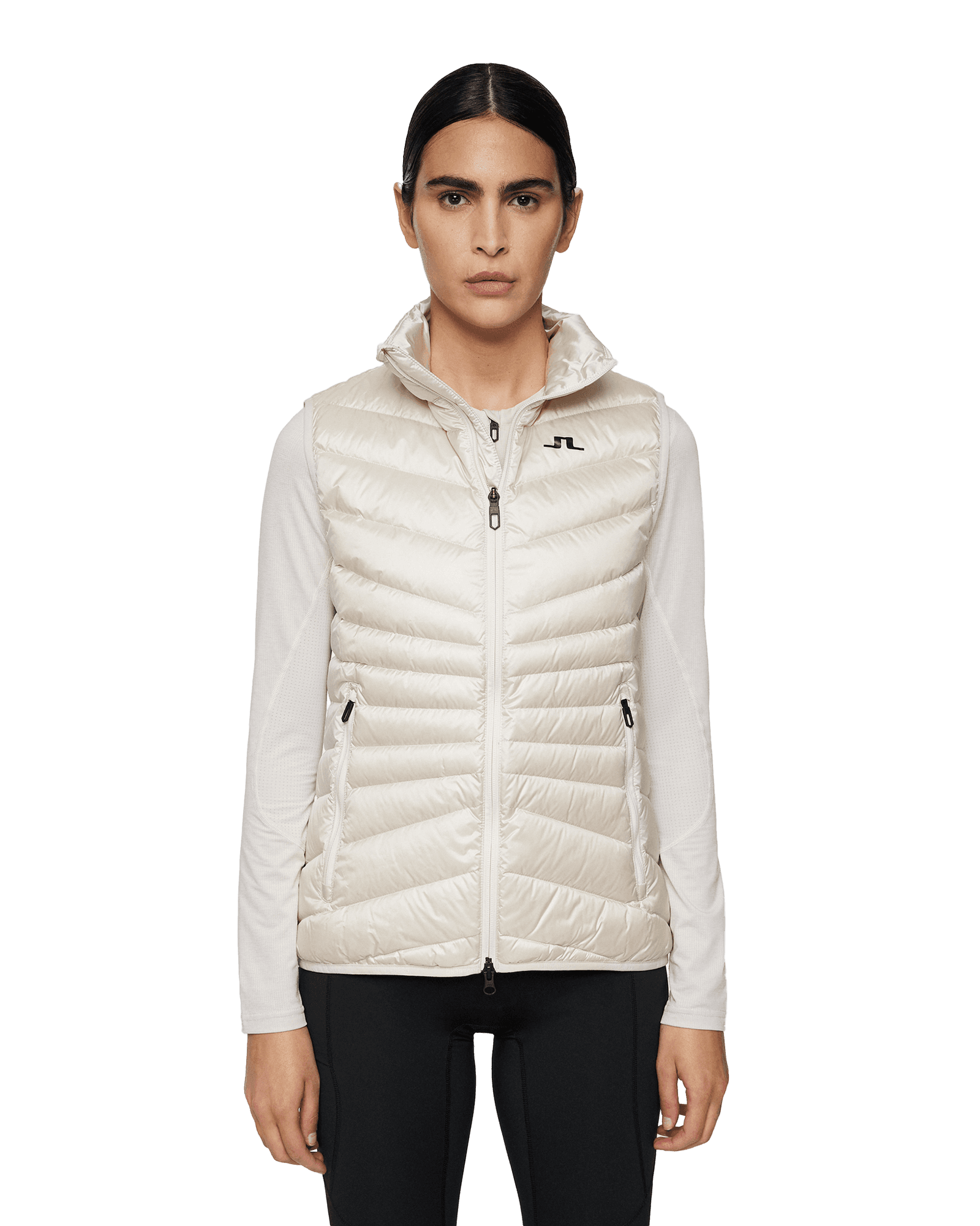 Lara Light Down Vest W Moonbeam
