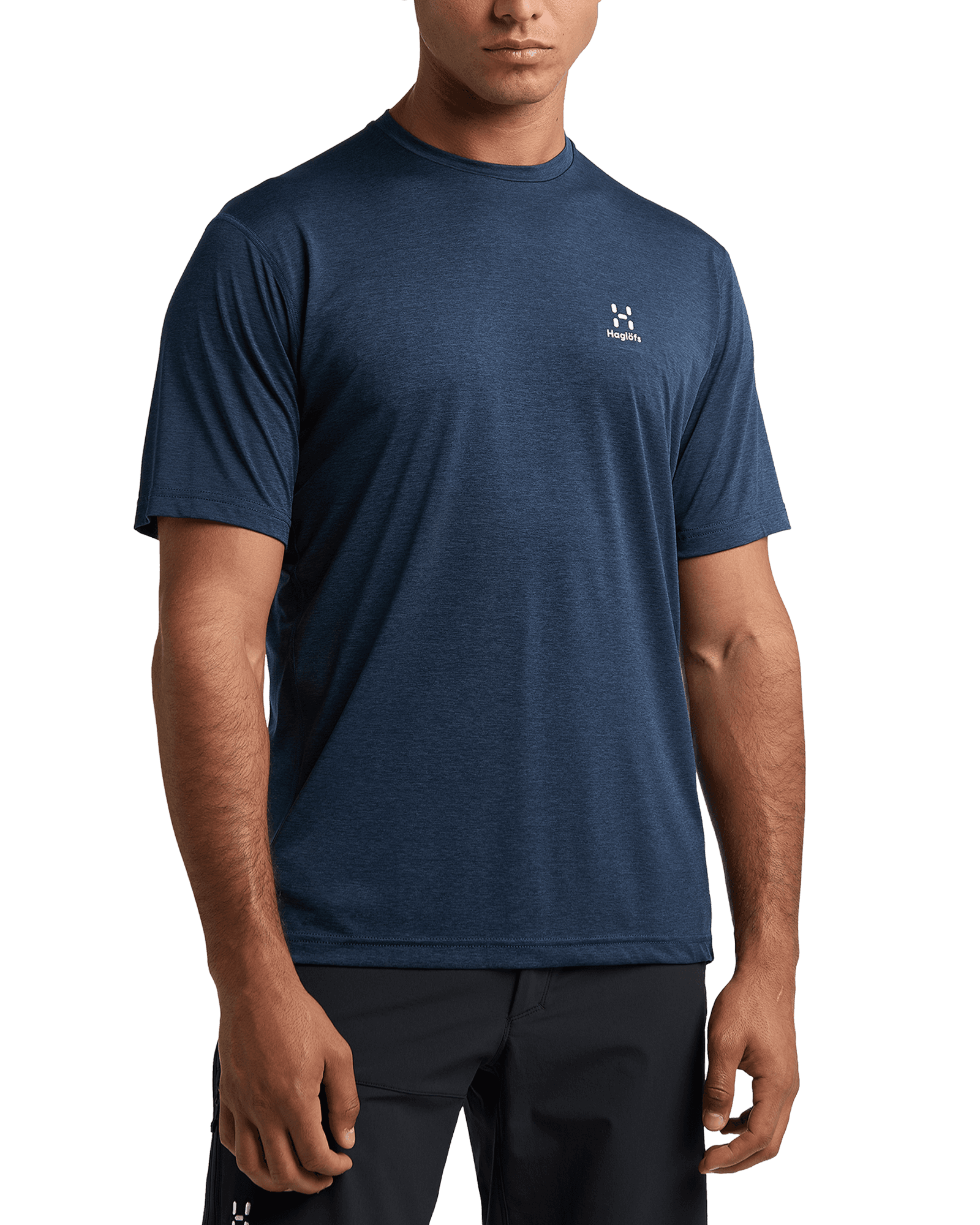 Ridge Tee M Tarn Blue Solid