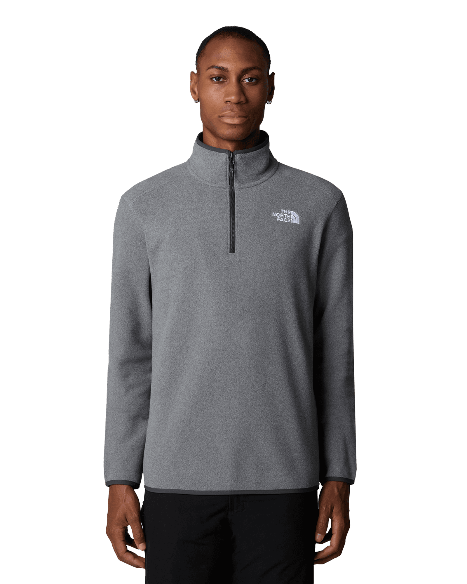 100 Glacier 1/4 Zip M TNF Medium Grey Heather