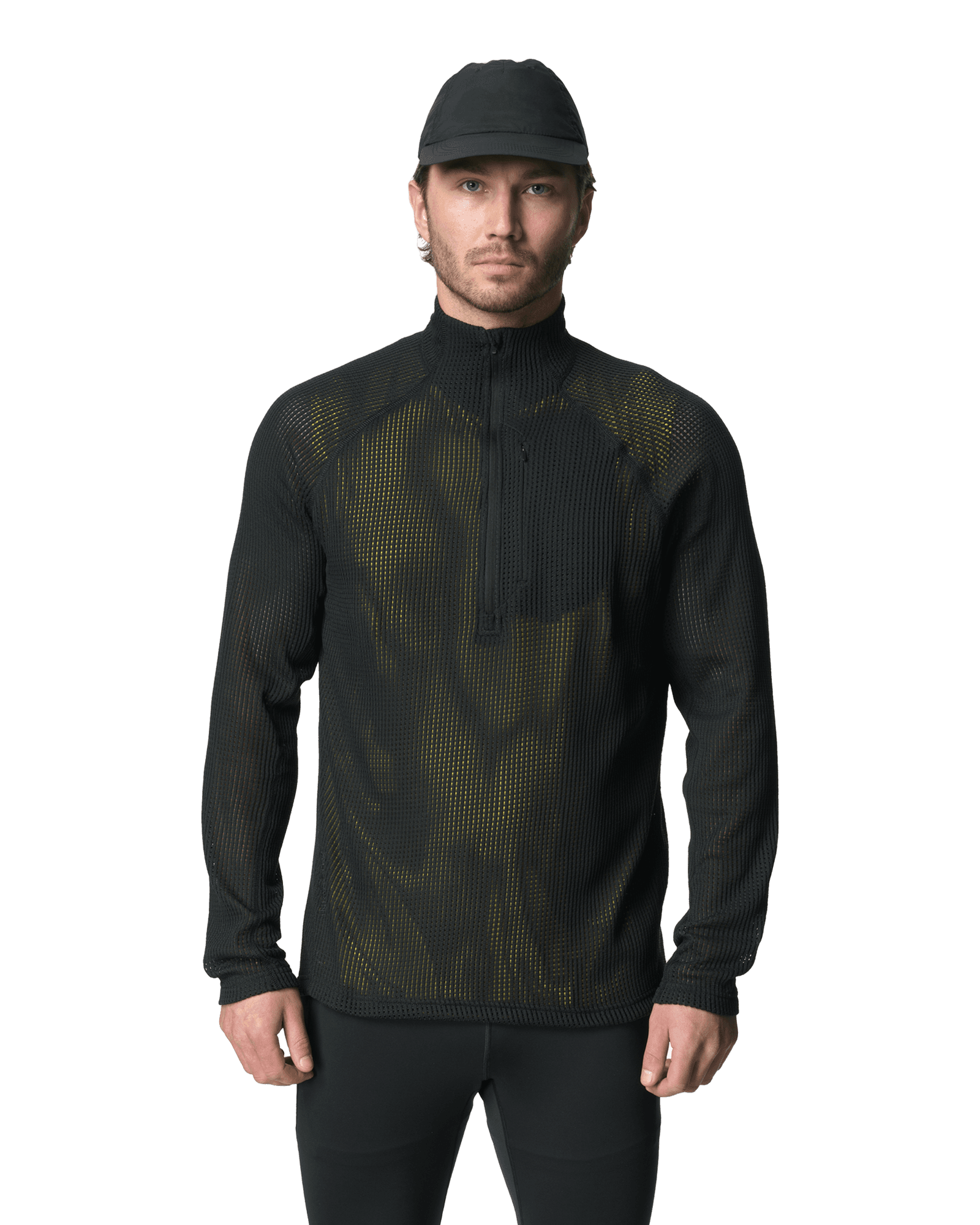 Pace Flow Half Zip M True Black