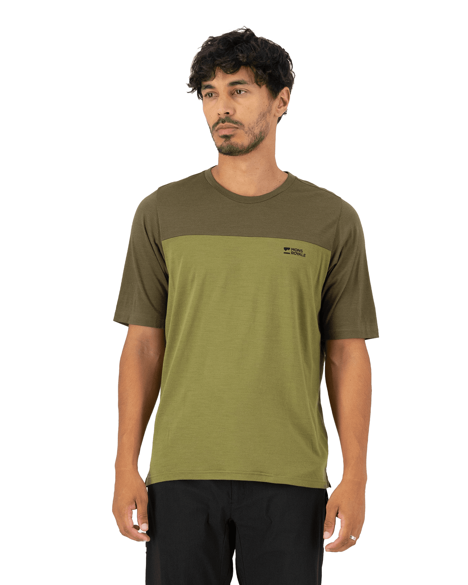 Diversion Merino Bike Jersey S/S  M Fern/Olive
