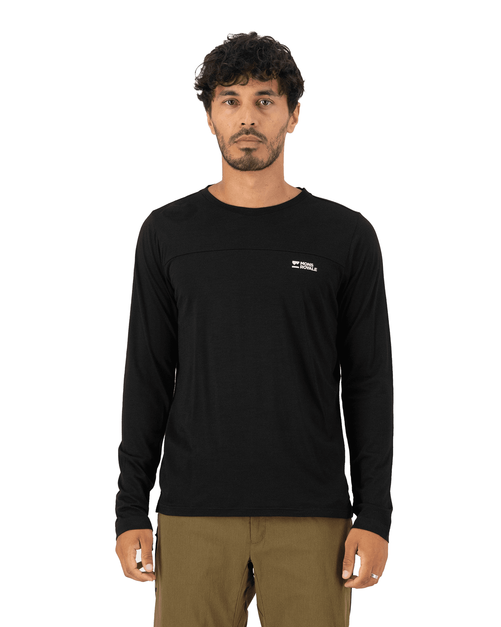 Diversion Merino Bike Jersey L/S M Black