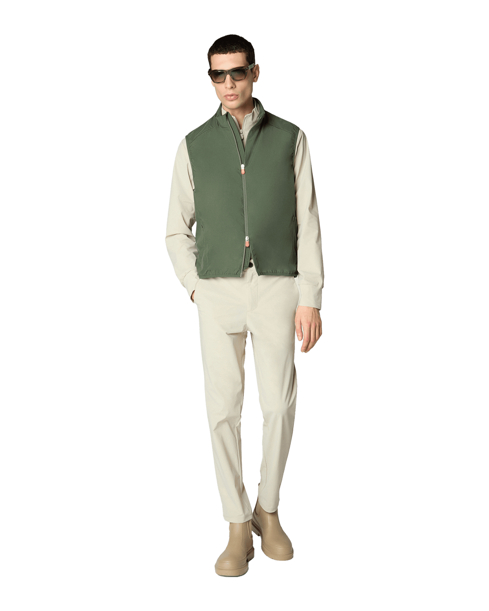 Mars Vest Thyme Green