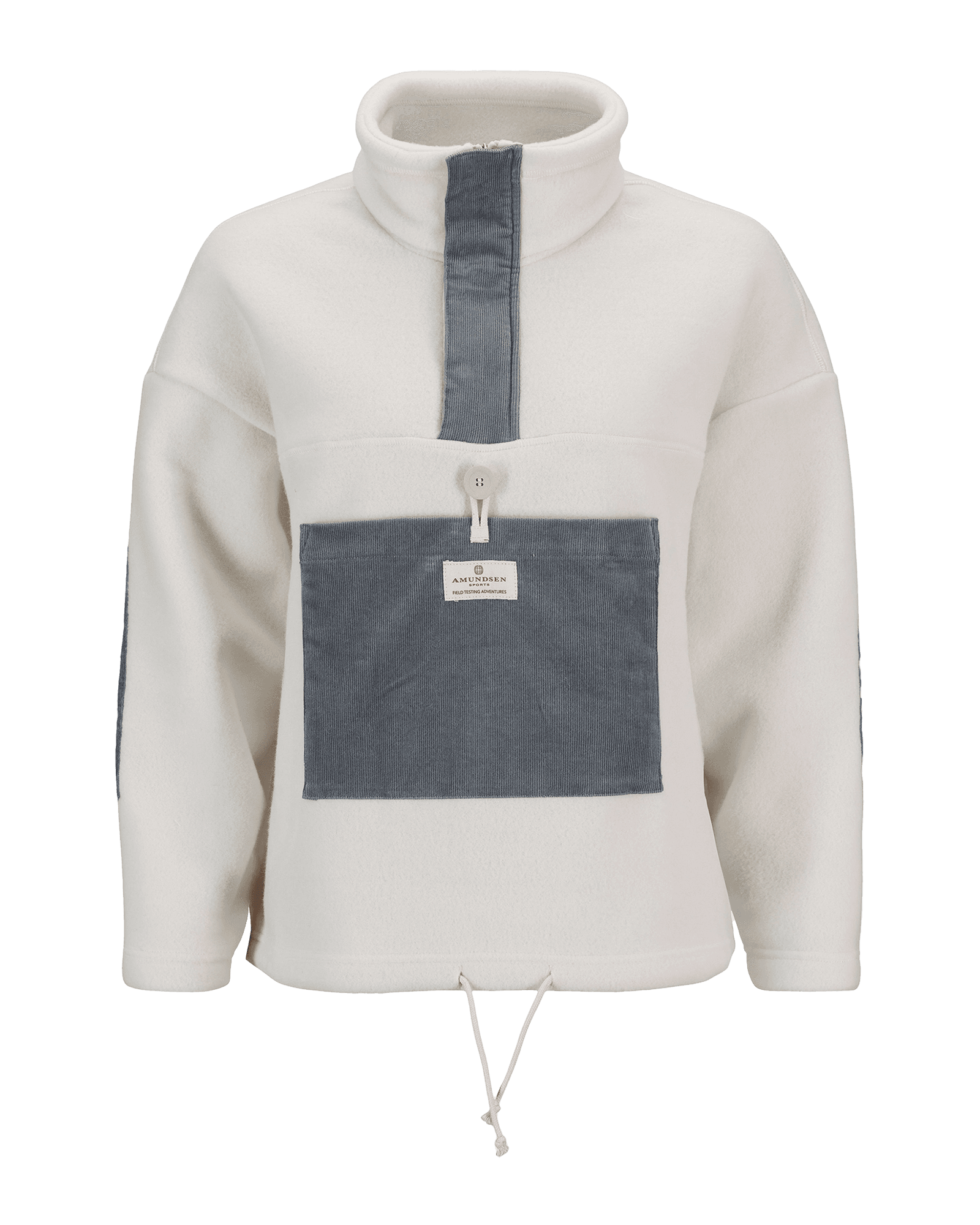 V-Bond Cord Fleece W Natural/Stormy Blue