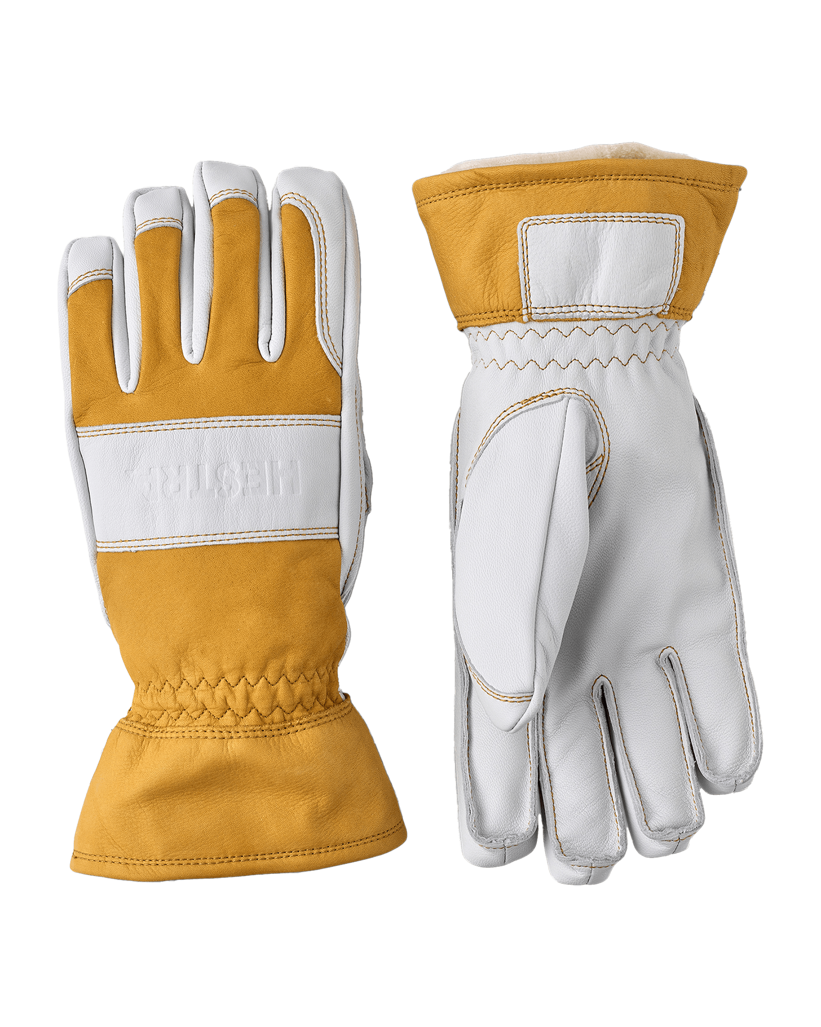 Fält Guide Glove - 5 Finger Natural Yellow/Off White