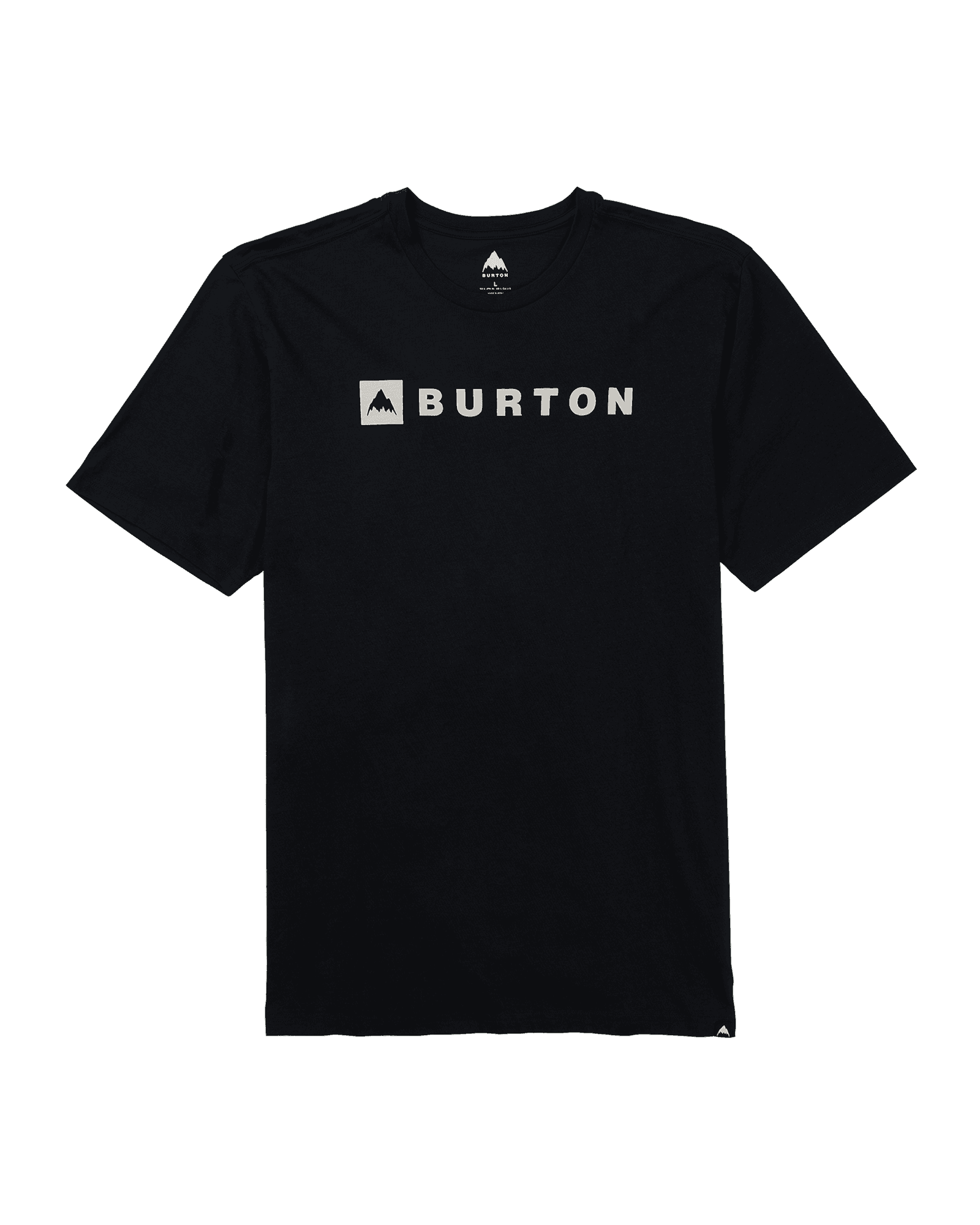 Horizontal Mountain S/S T-Shirt M True Black