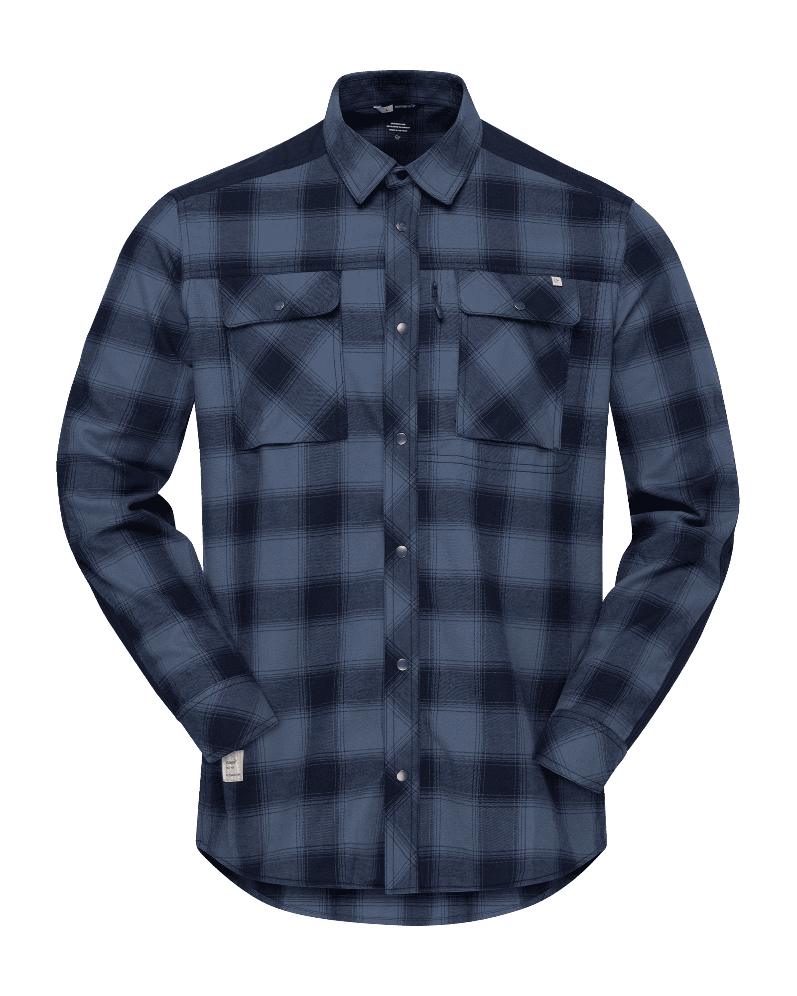 Femund Flannel Shirt M Navy Blazer