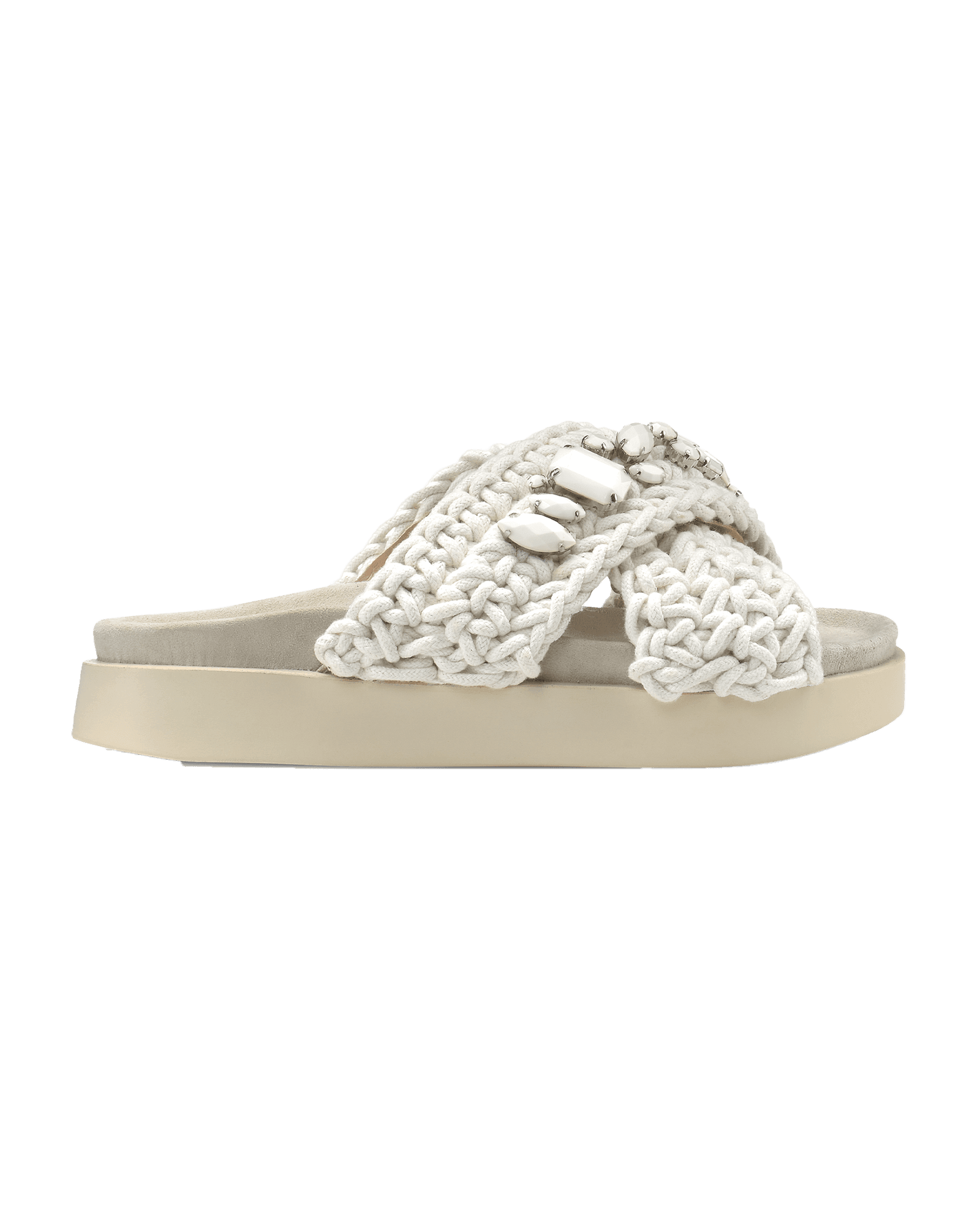 Woven Stones W Ivory White
