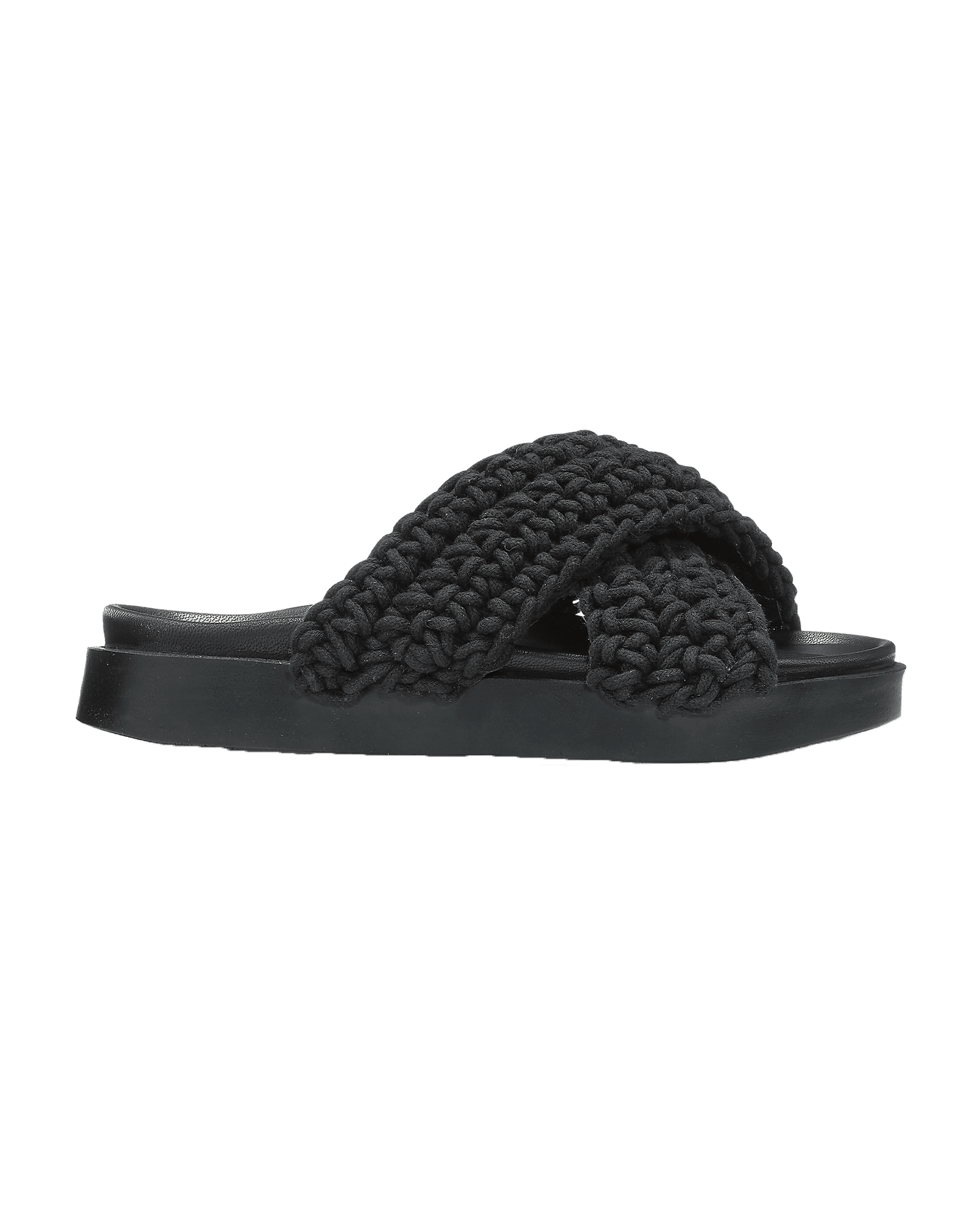 Woven W Black