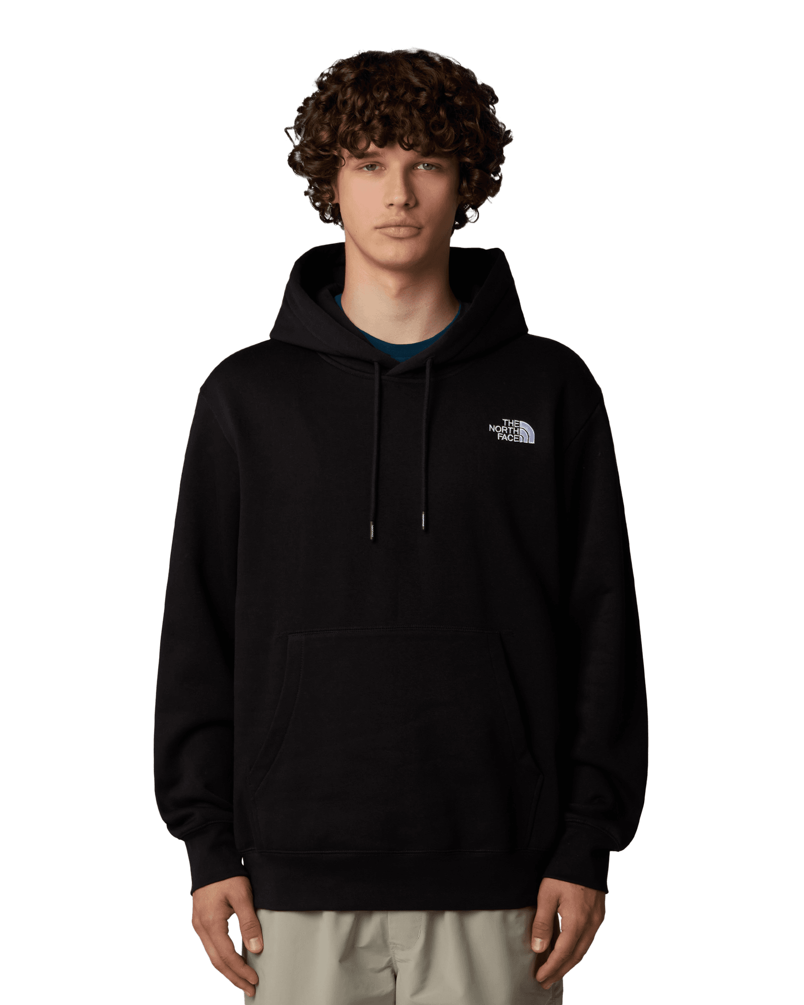 Essential Relaxed Hoodie M TNF Black