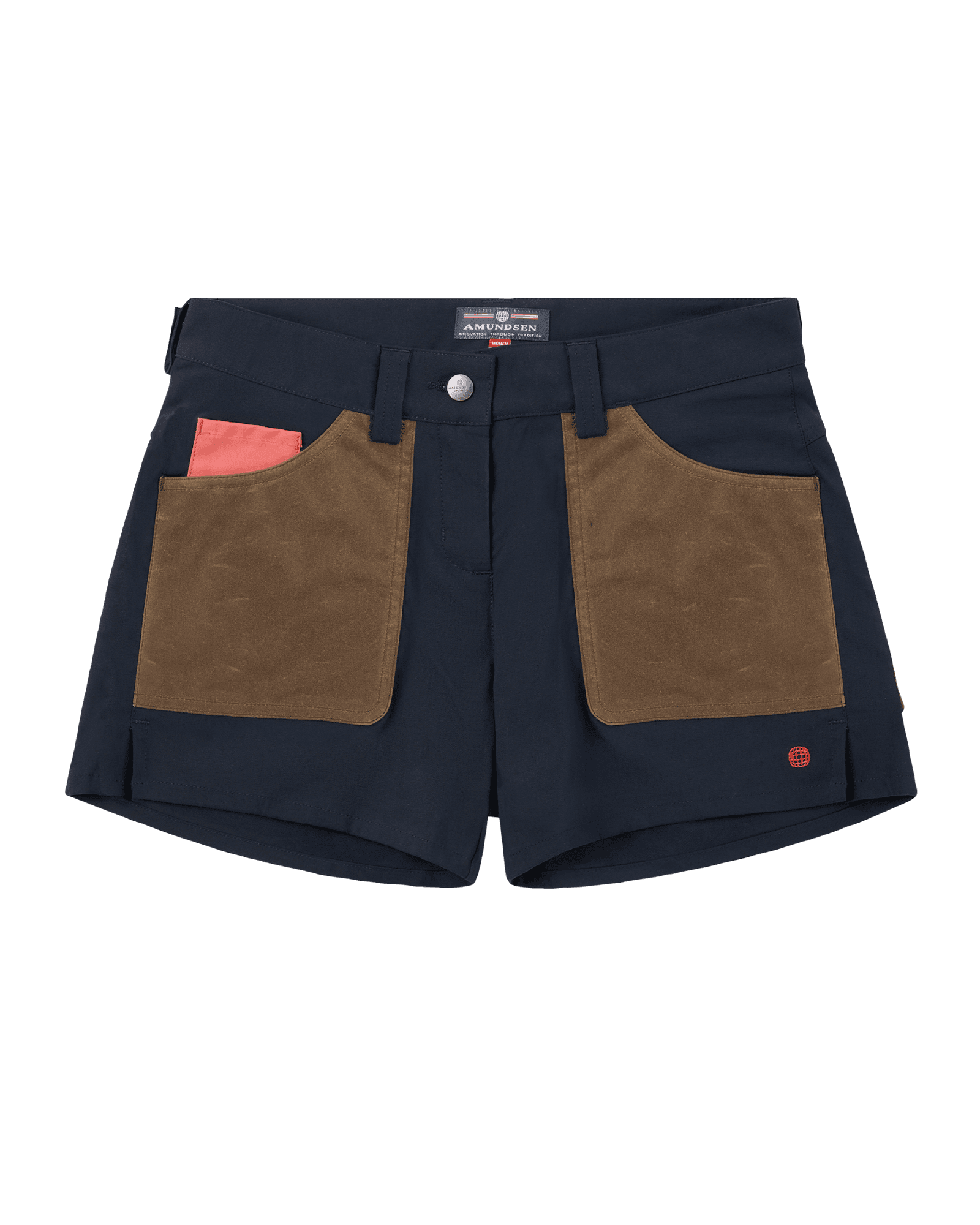 5 Incher Field Shorts W Faded Navy/Tan