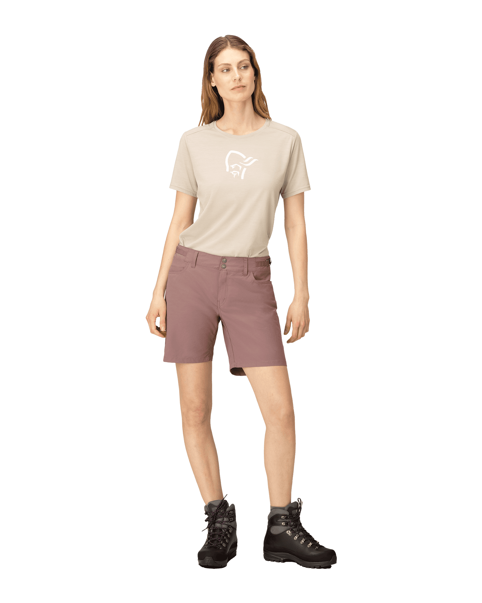 Femund Cotton Shorts W Grape Shake