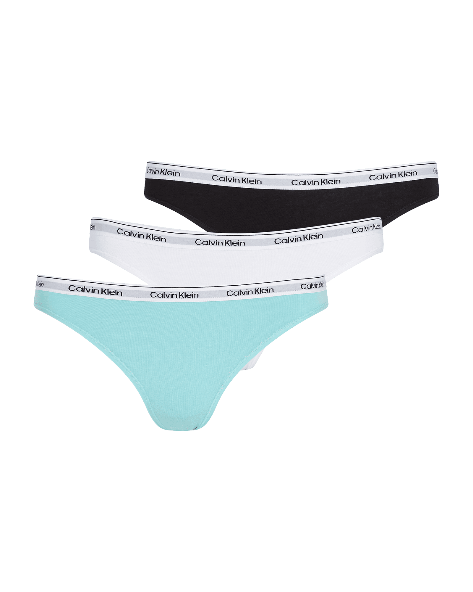 Bikini 3Pk Black/Beau Blue/White
