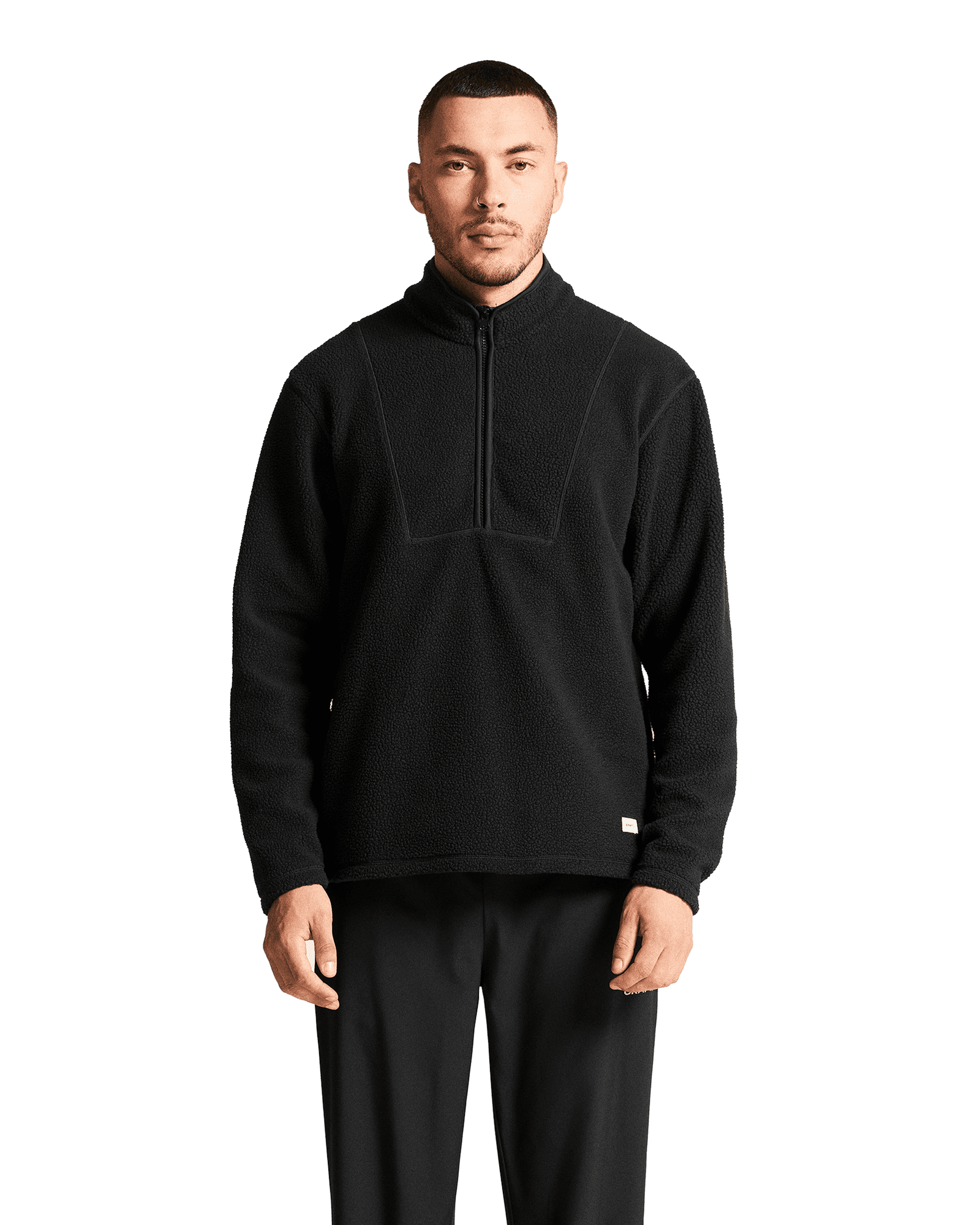 Join Pile Fleece H/Z W Black