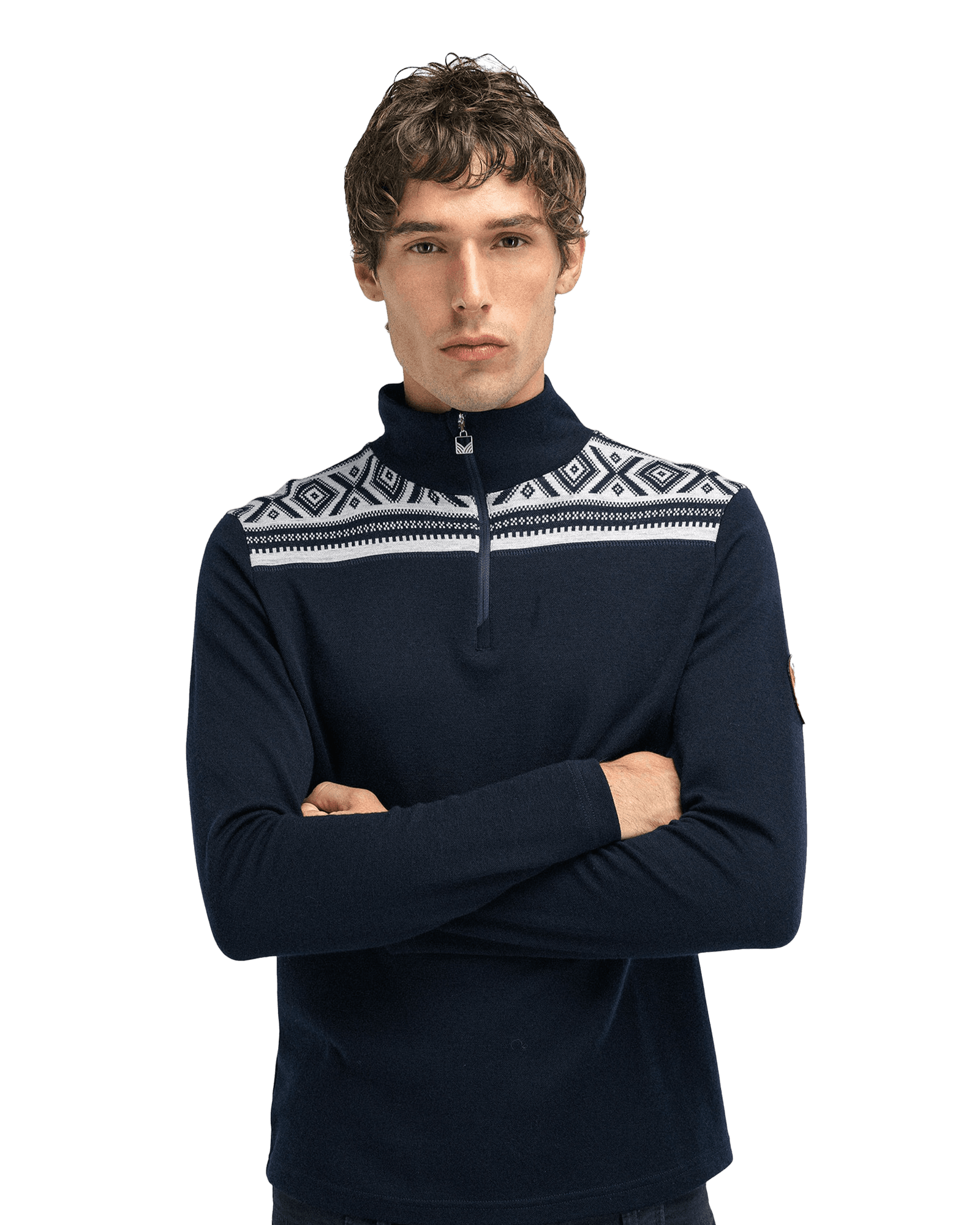 Cortina Basic Masc Sweater M Navy Offwhite