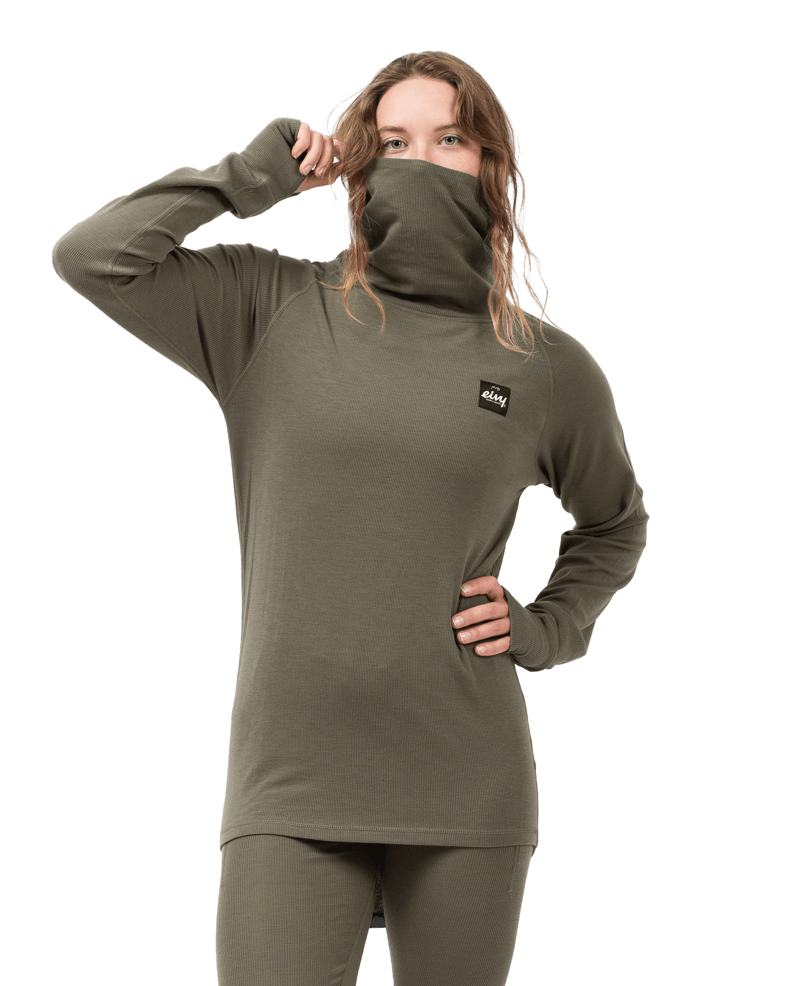 Icecold Gaiter Rib Top Olive