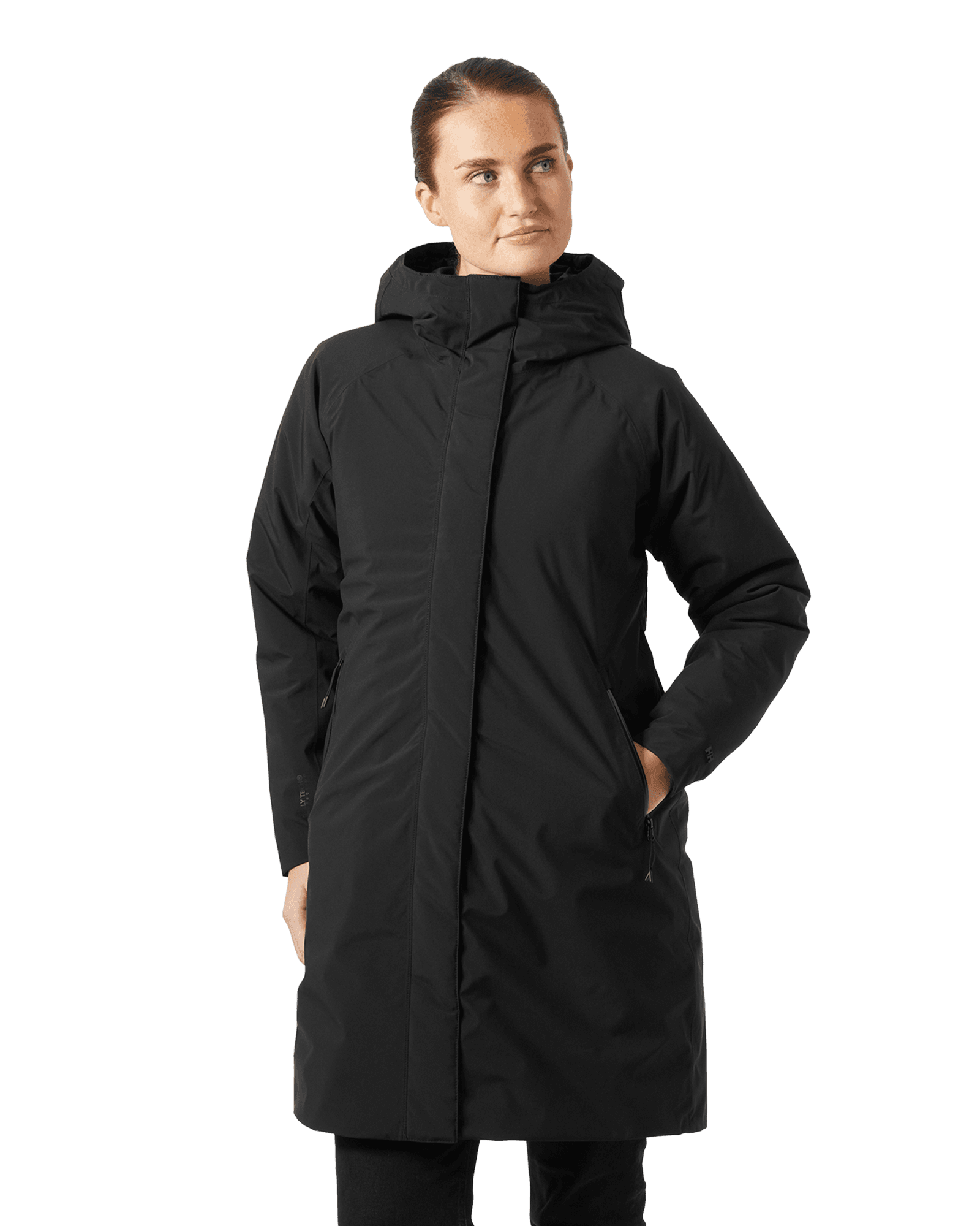 Lily Ins Raincoat W Black