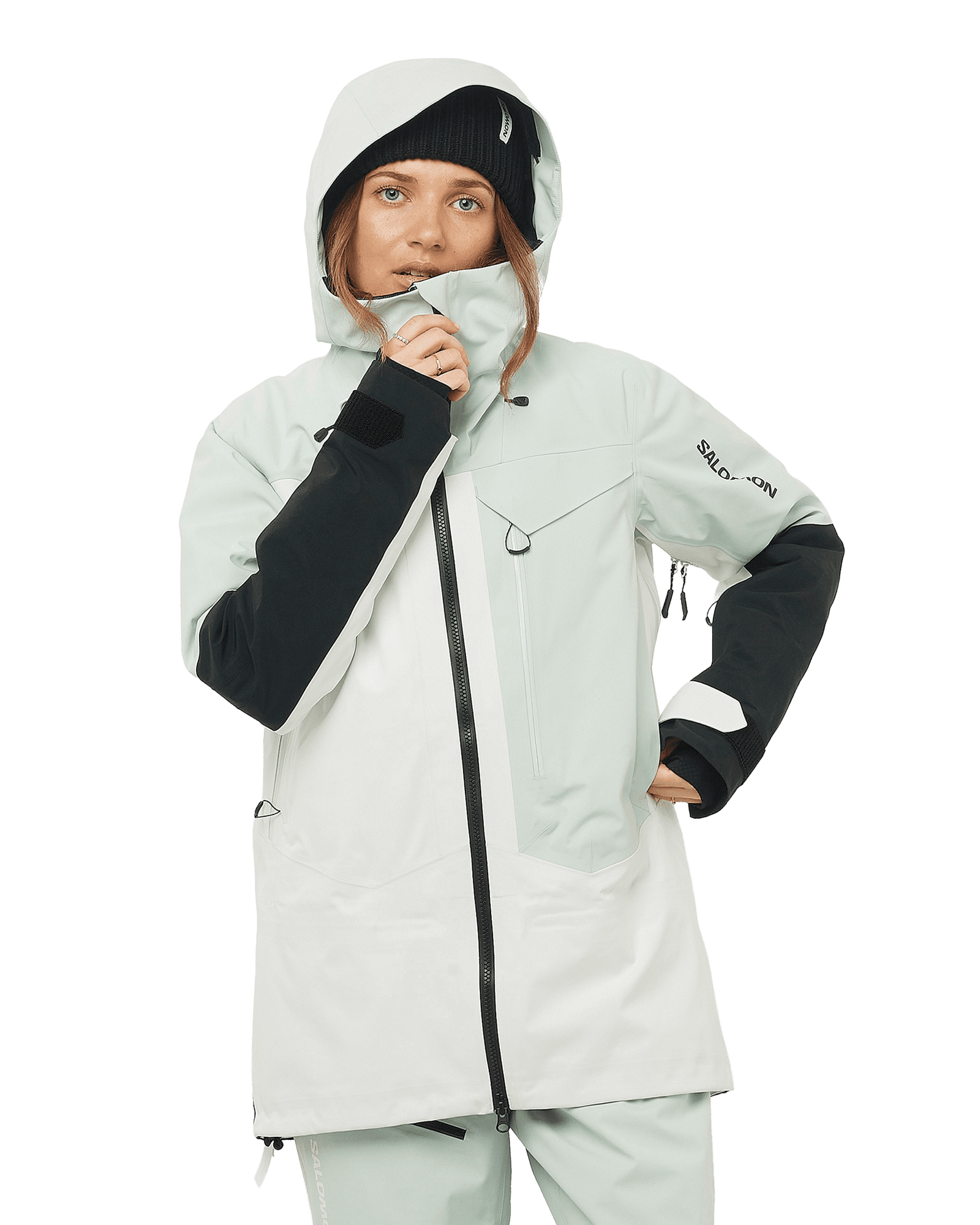 Moon Patrol GTX Jacket W Misty Blue/White/Deep Black