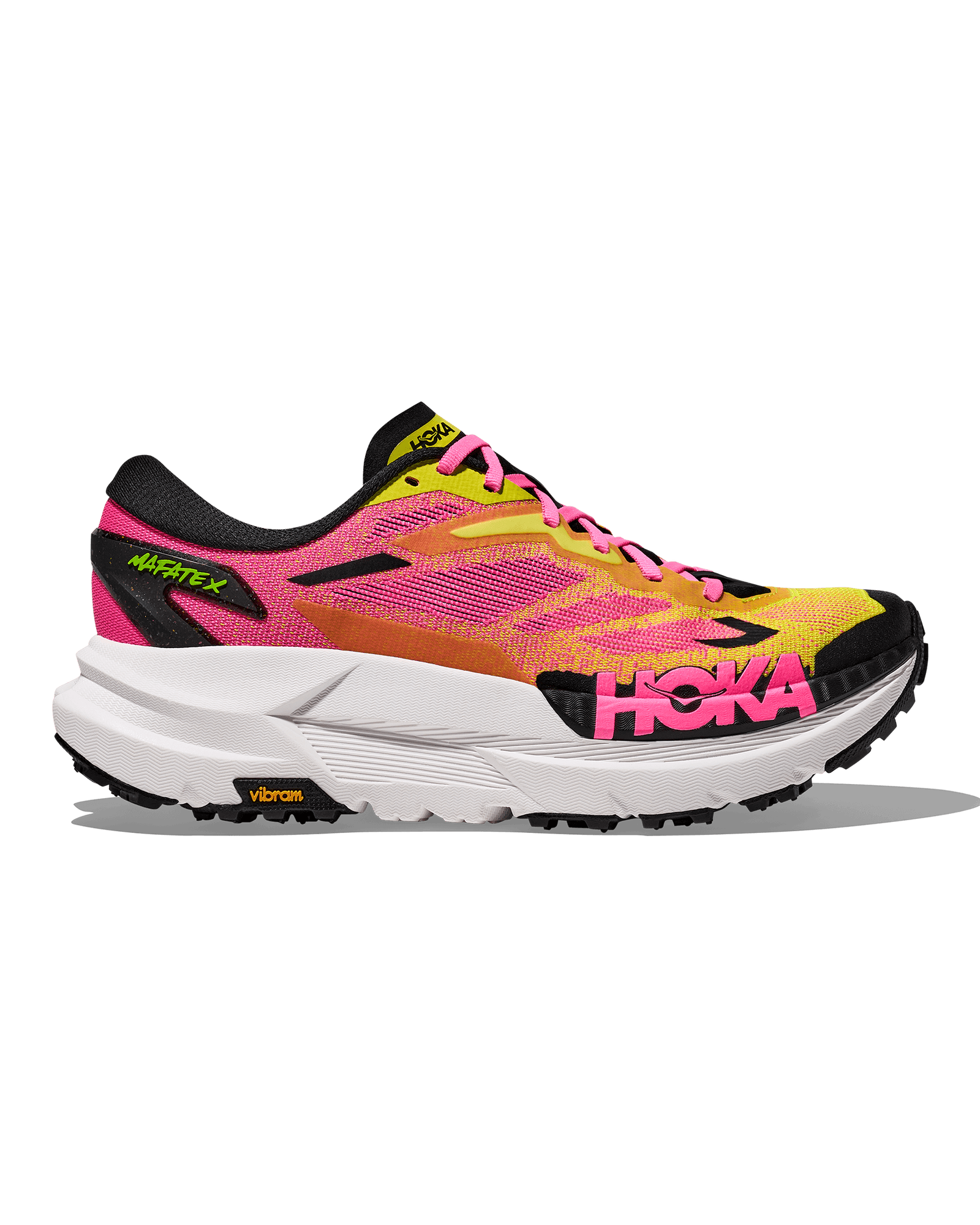 Mafate X M Neon Hoka Citrus/Neon Rose