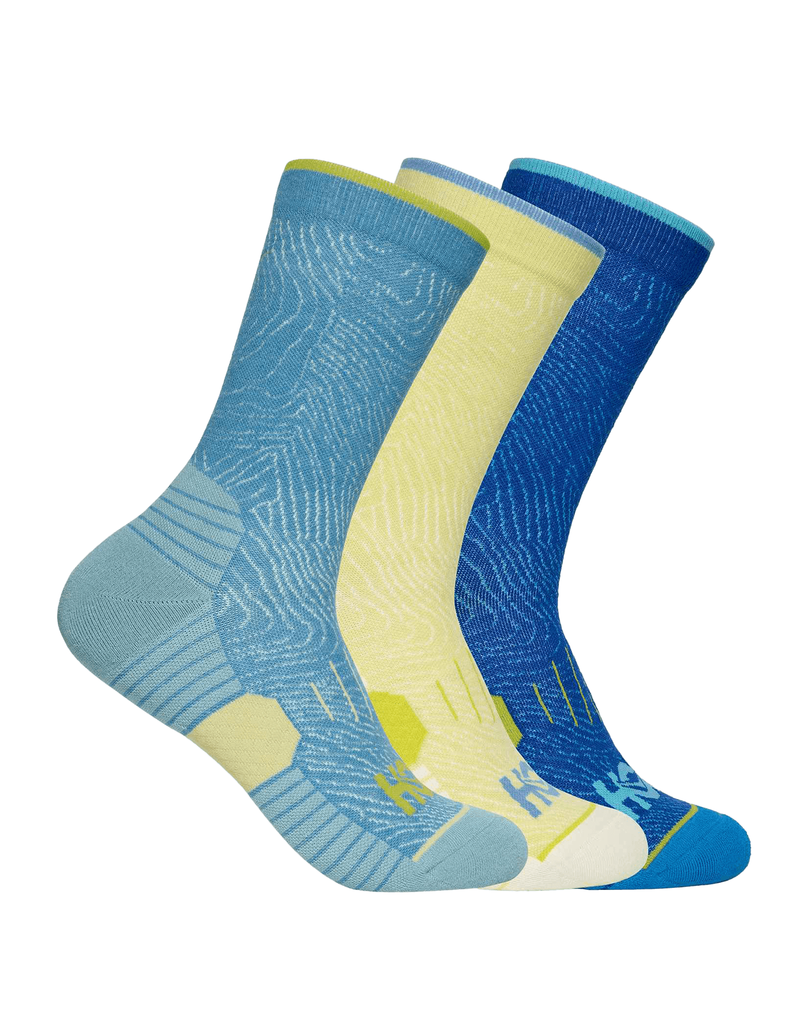 Crew Run Sock 3-Pack Alpine Blue / Cardamon / Ultra
