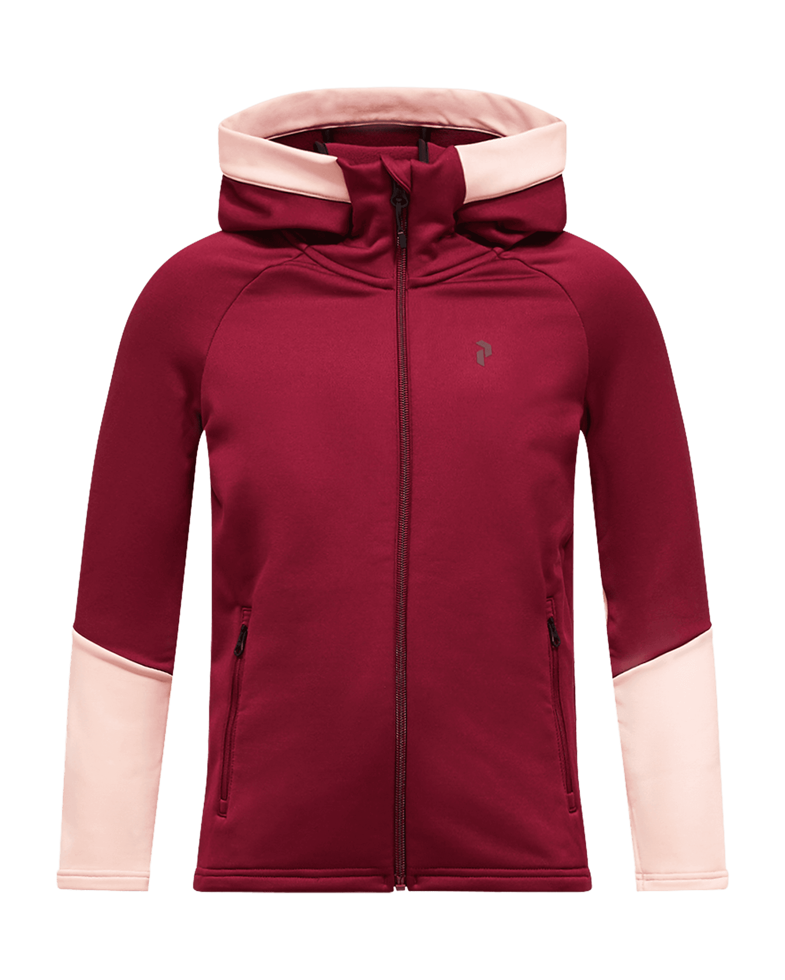 Rider Essentials Zip Hood JR Vertical Zenith/Peach Fuzz