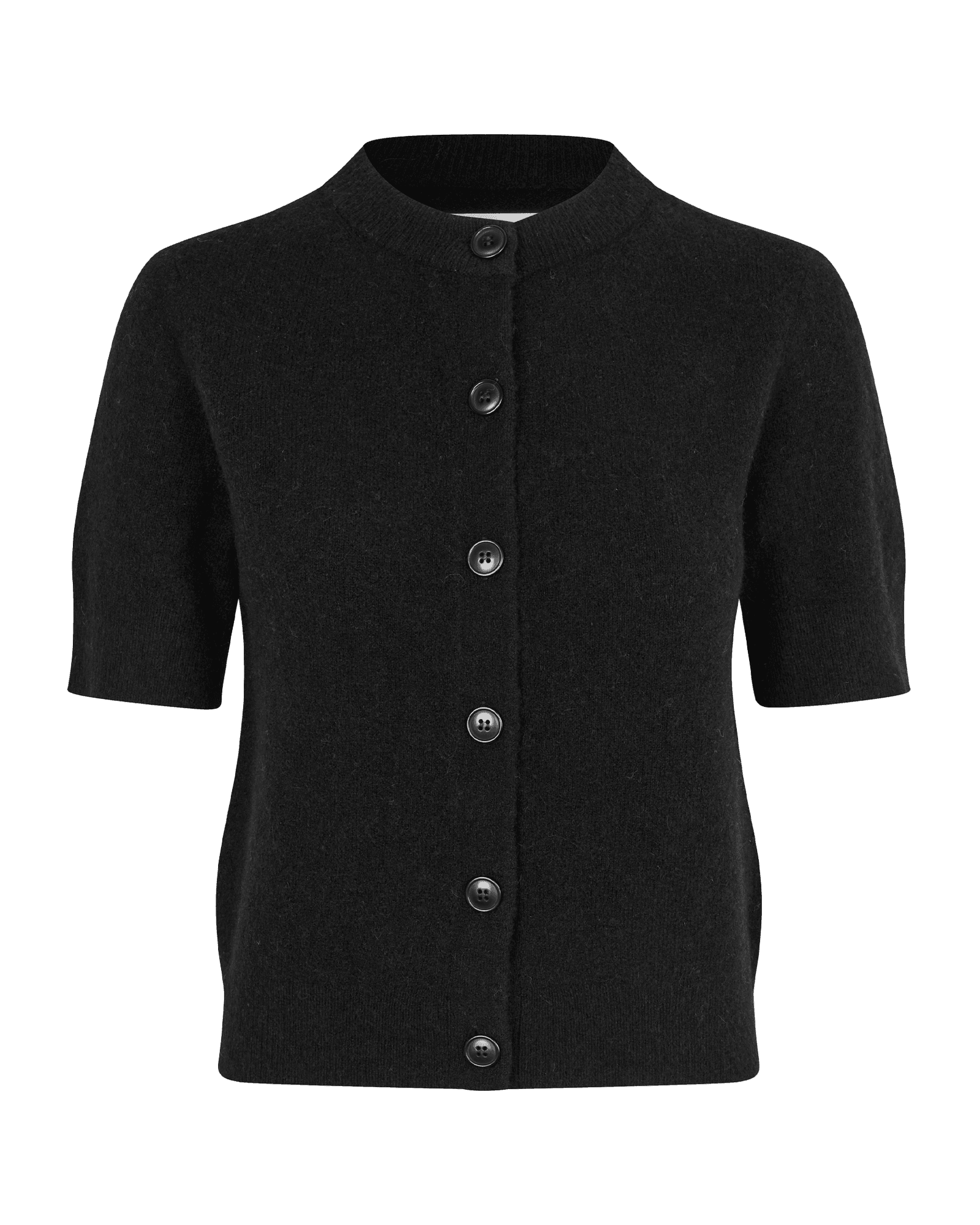 Sanoura S/S Cardigan 15556 W Black