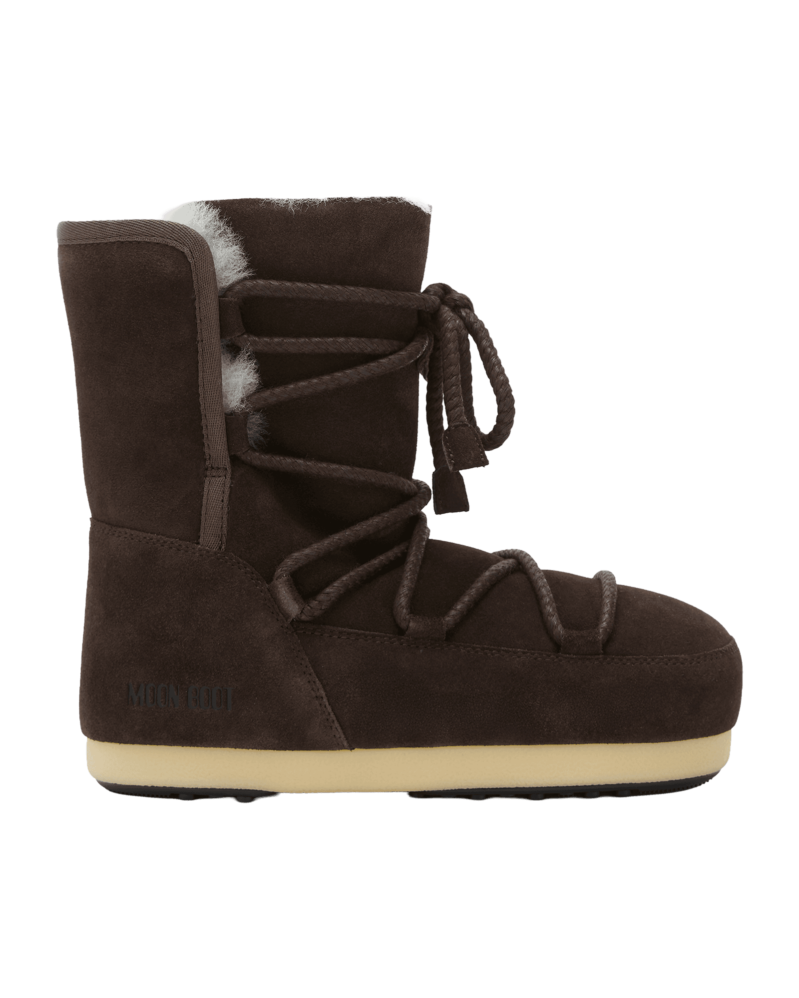 EVX Boot Suede/Shearling Dark Brown