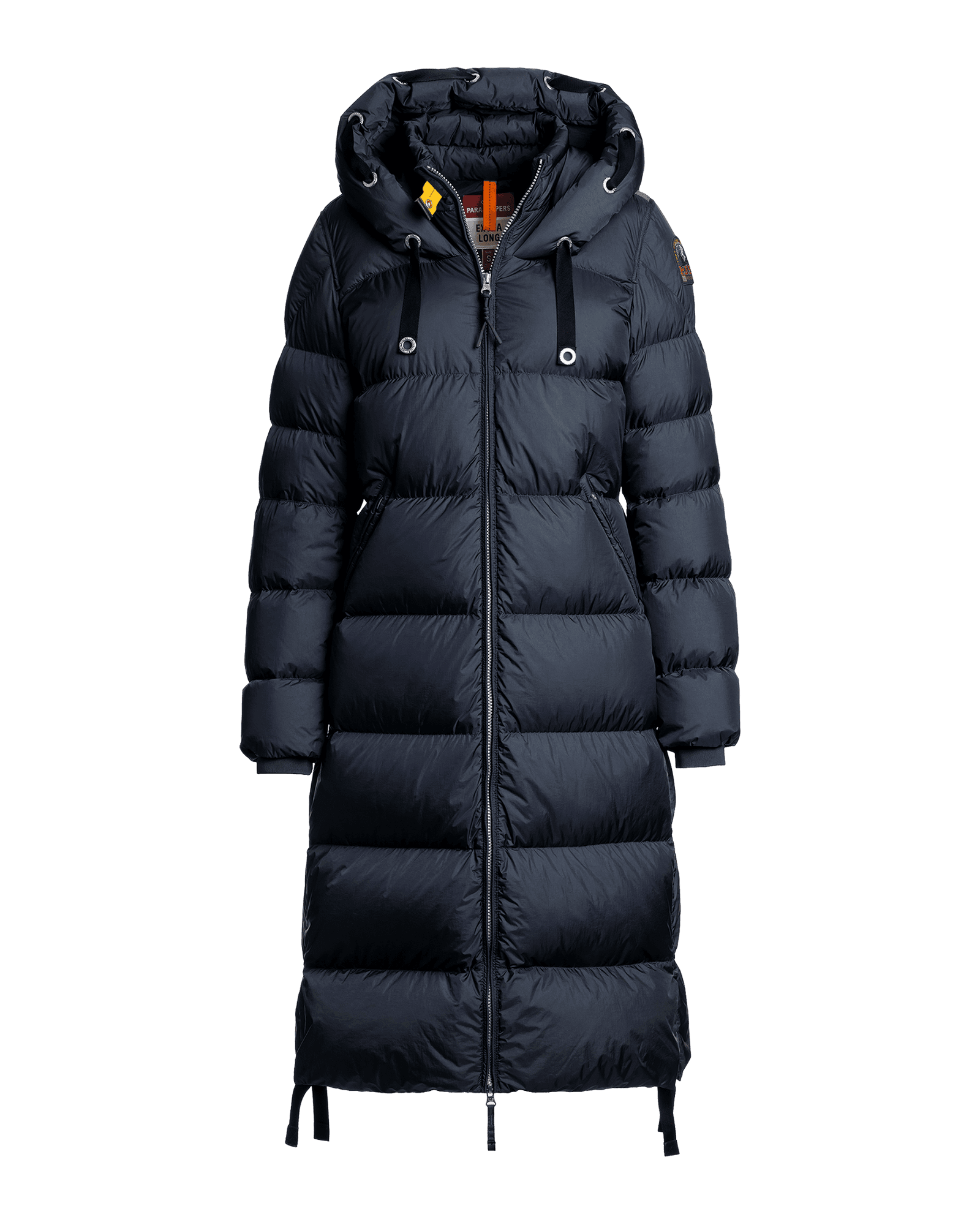 Panda Hooded Down Coat W Blue Navy