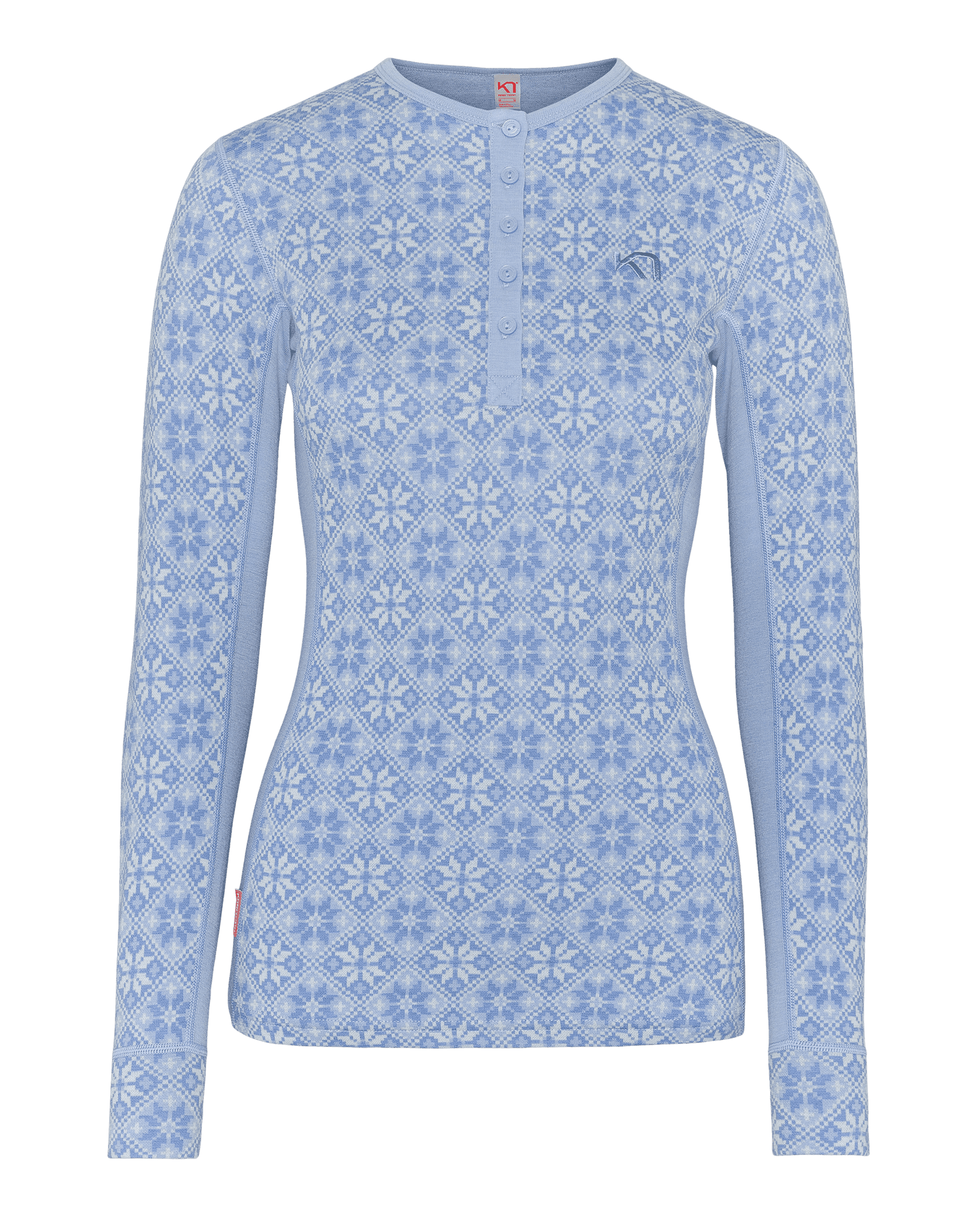 Rose L/S W Pastel Light Blue