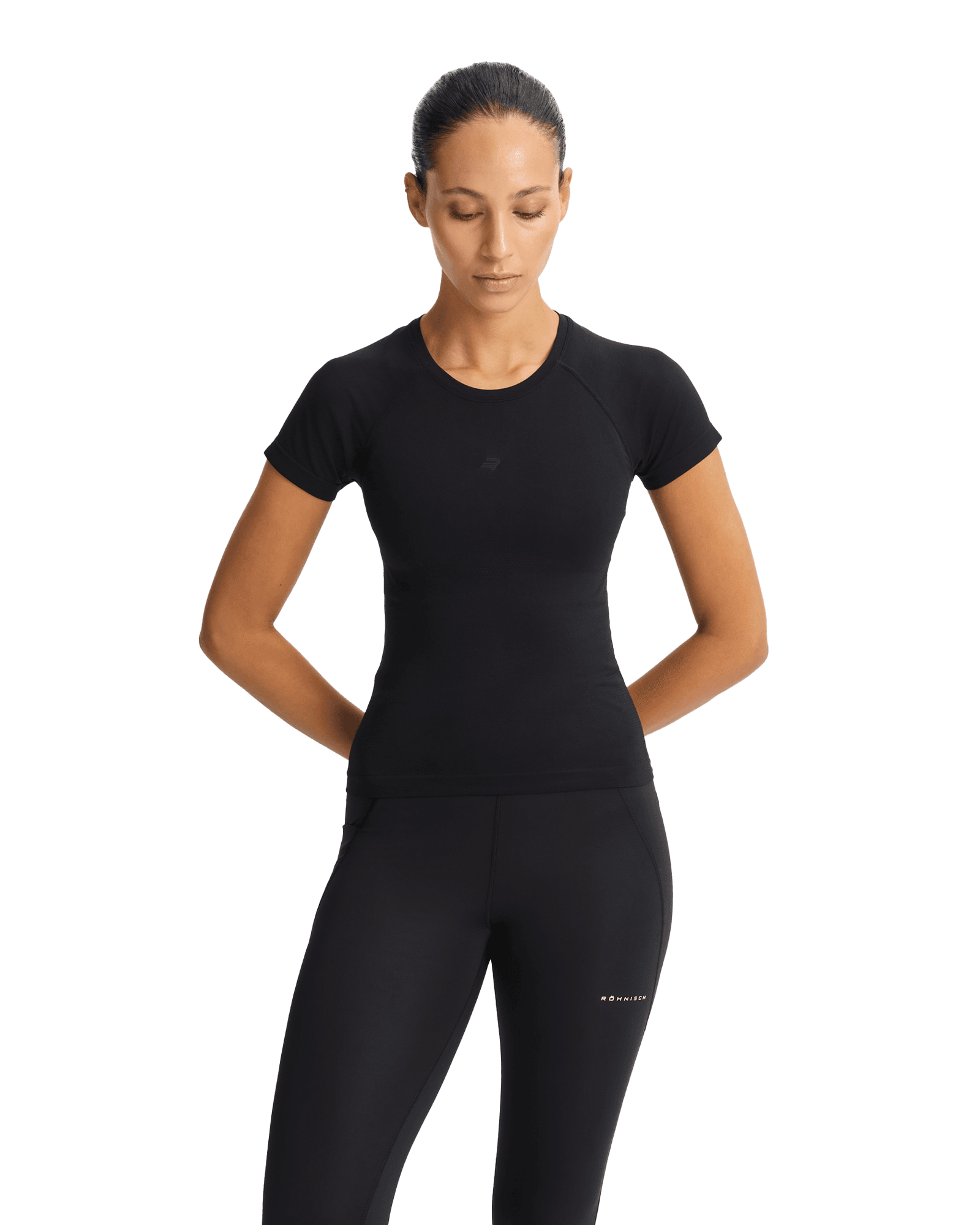 Seamless Flex Tee W Black