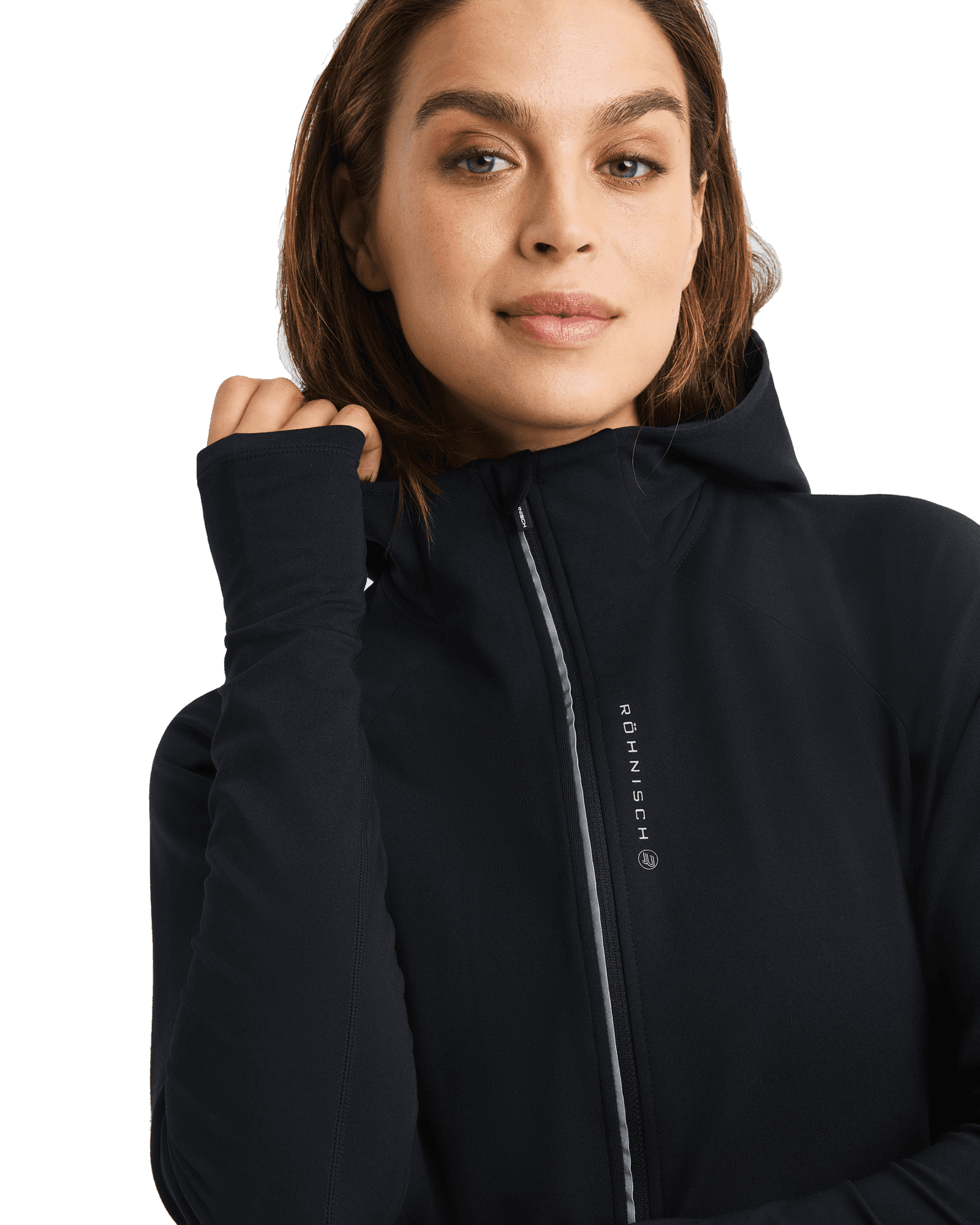 Insulate Thermo Hood Fullzip W Black