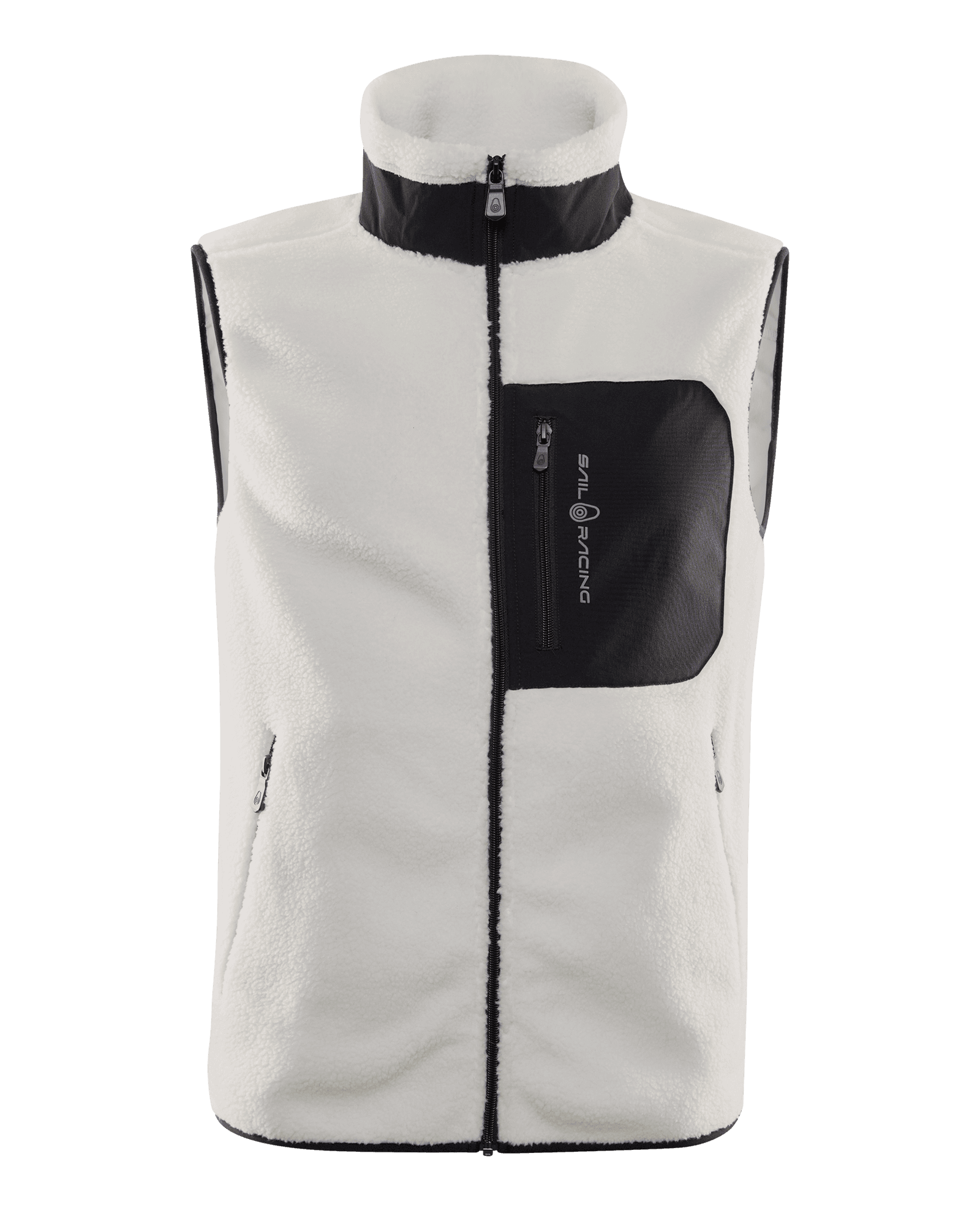 Bowman Pile Zip Vest M Ivory