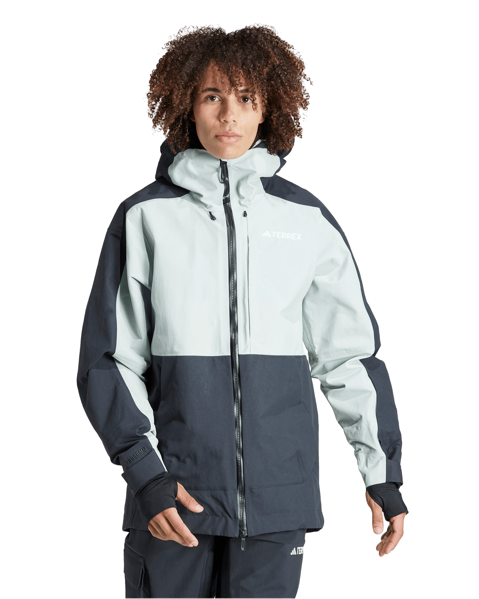Techrock 3L Post Consumer Nylon Jacket M BLACK/WONSIL