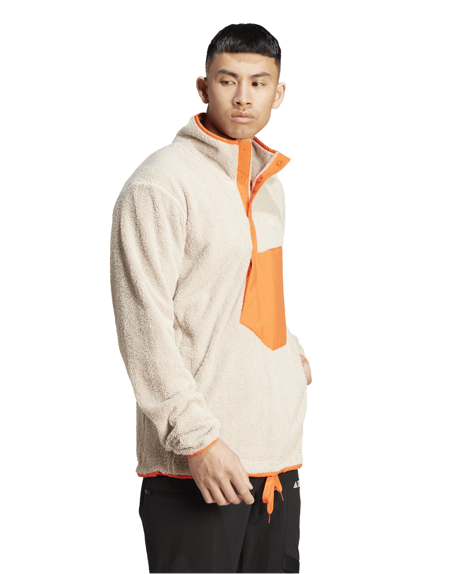 Xploric Sherpa Snap Fleece M WONBEI/CBLACK/SEIMOR