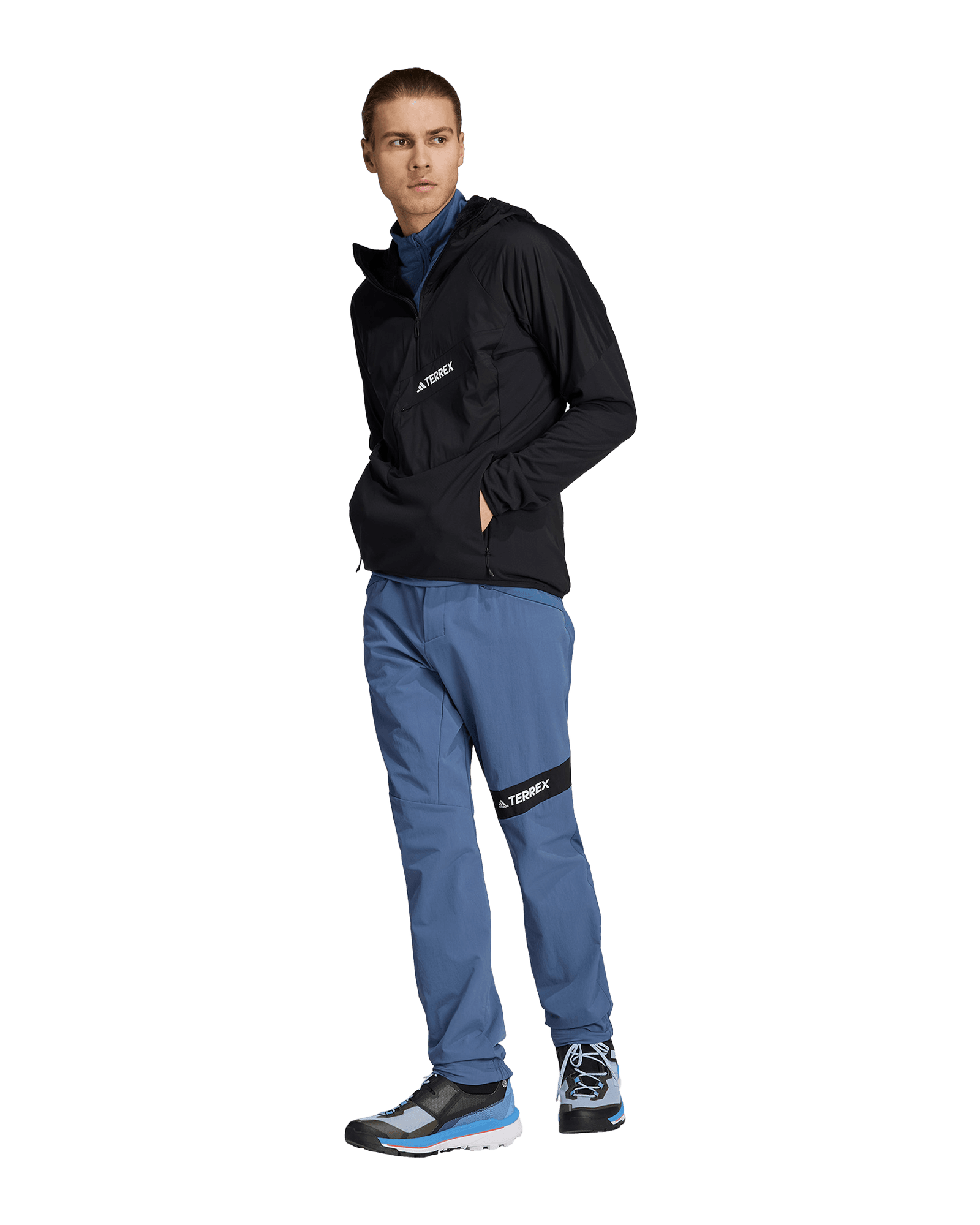 Techrock Ultralight 1/2 Zip Hooded Fleece M Black