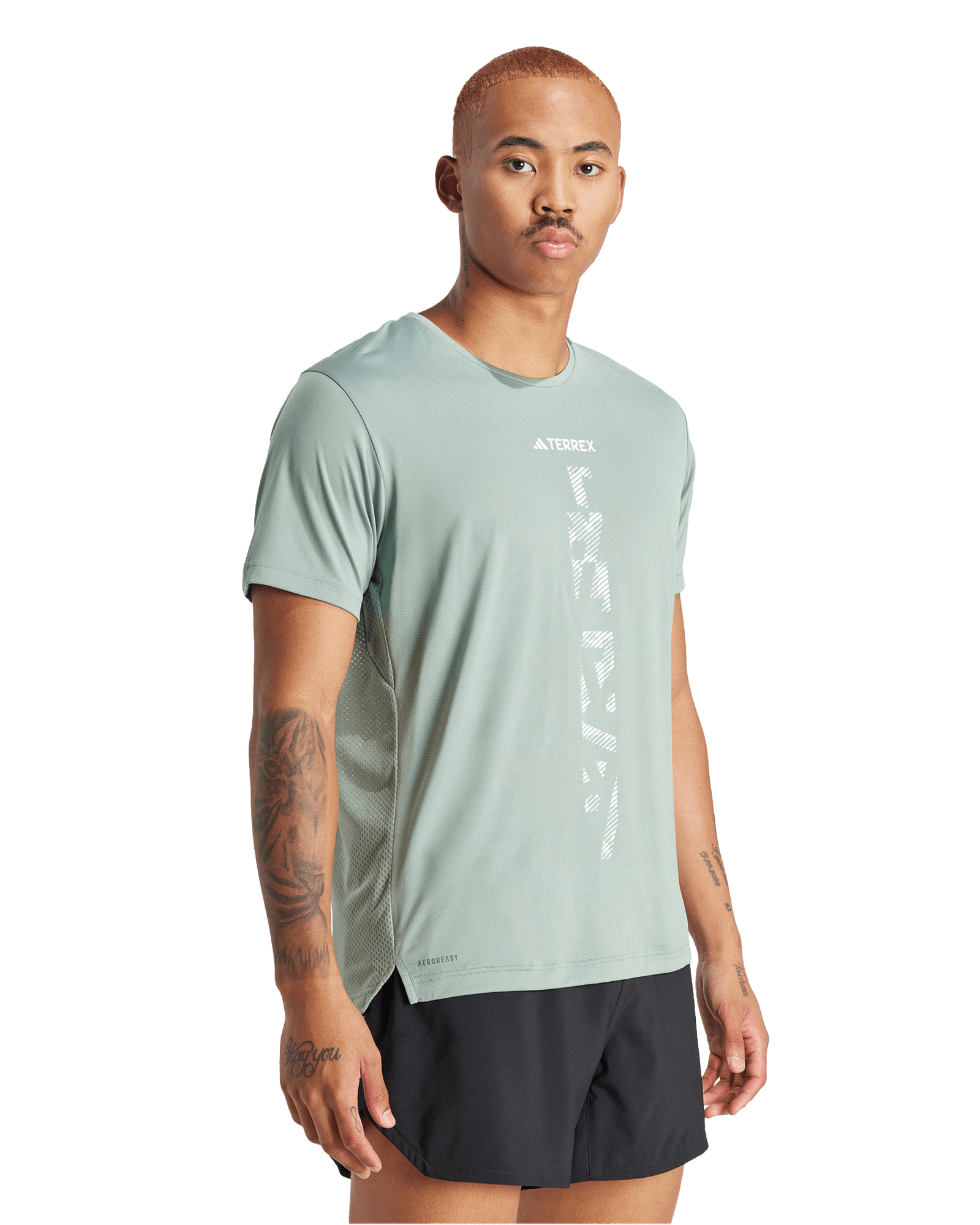 Terrex Agravic Trail Running Tee M SILGRN