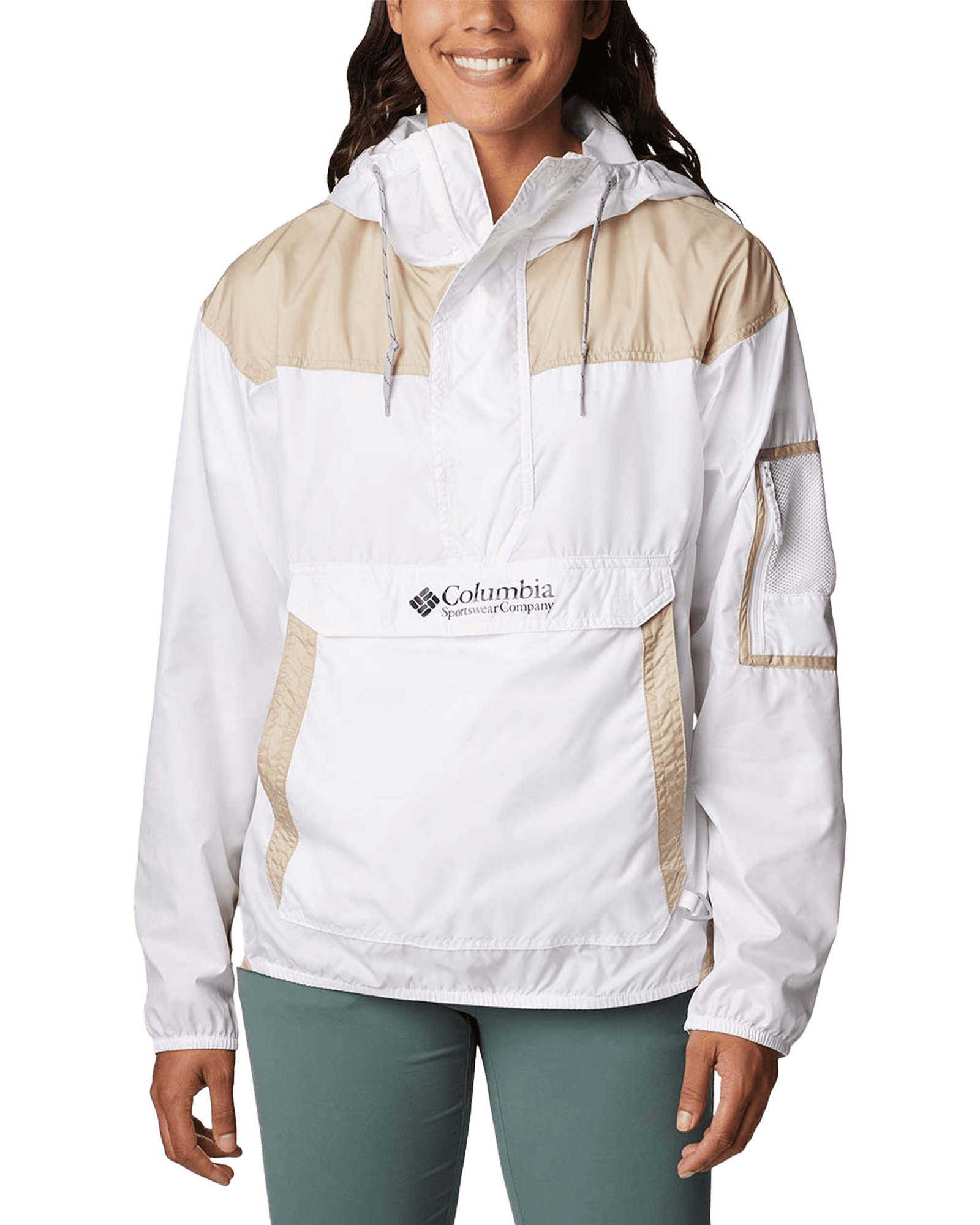 Challenger Windbreaker W White/Ancient Fossil