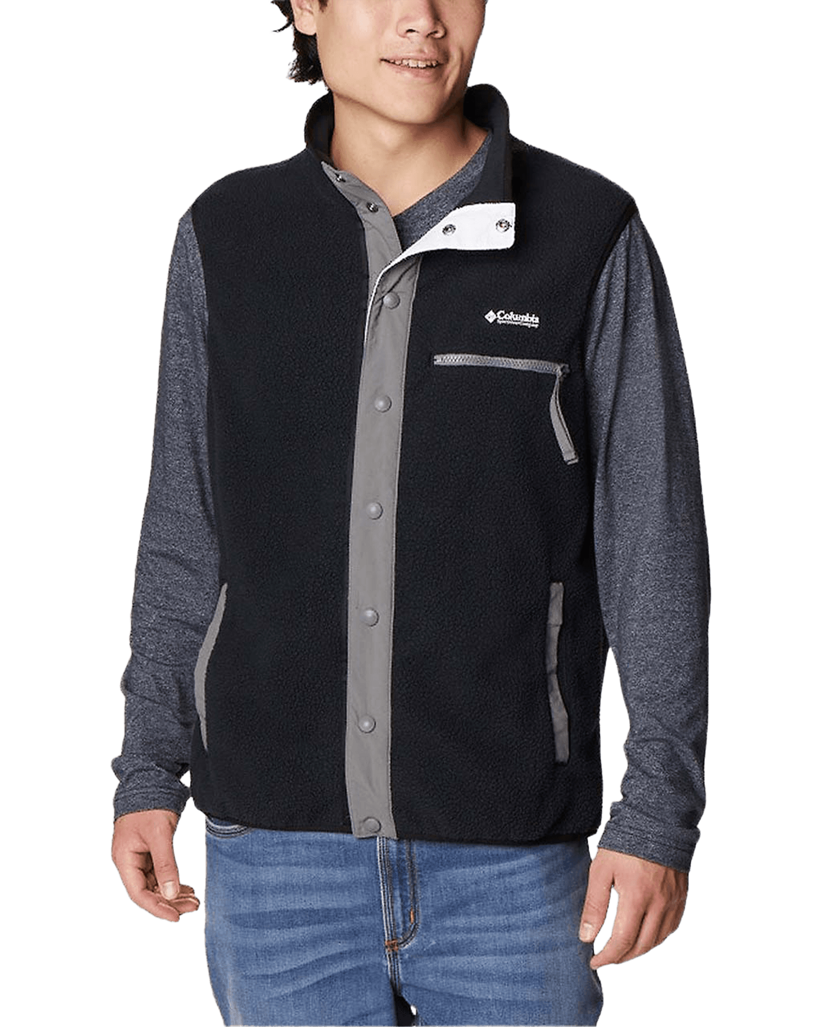 Helvetia Vest M Black/City Grey