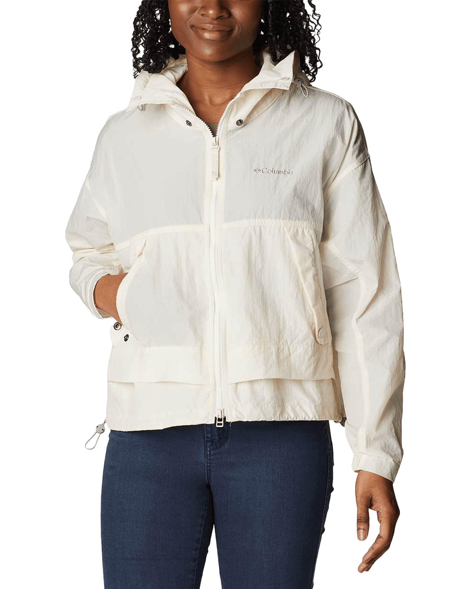 Paracutie Windbreaker M Chalk