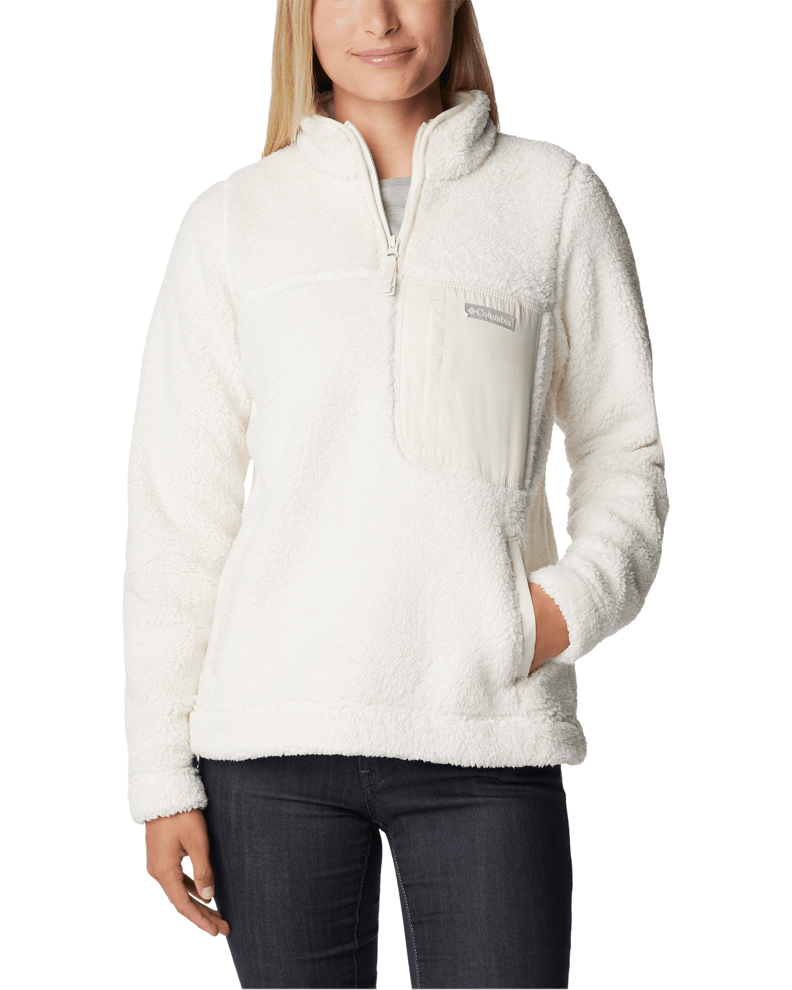 West Bend™ 1/4 Zip Pullover W Chalk