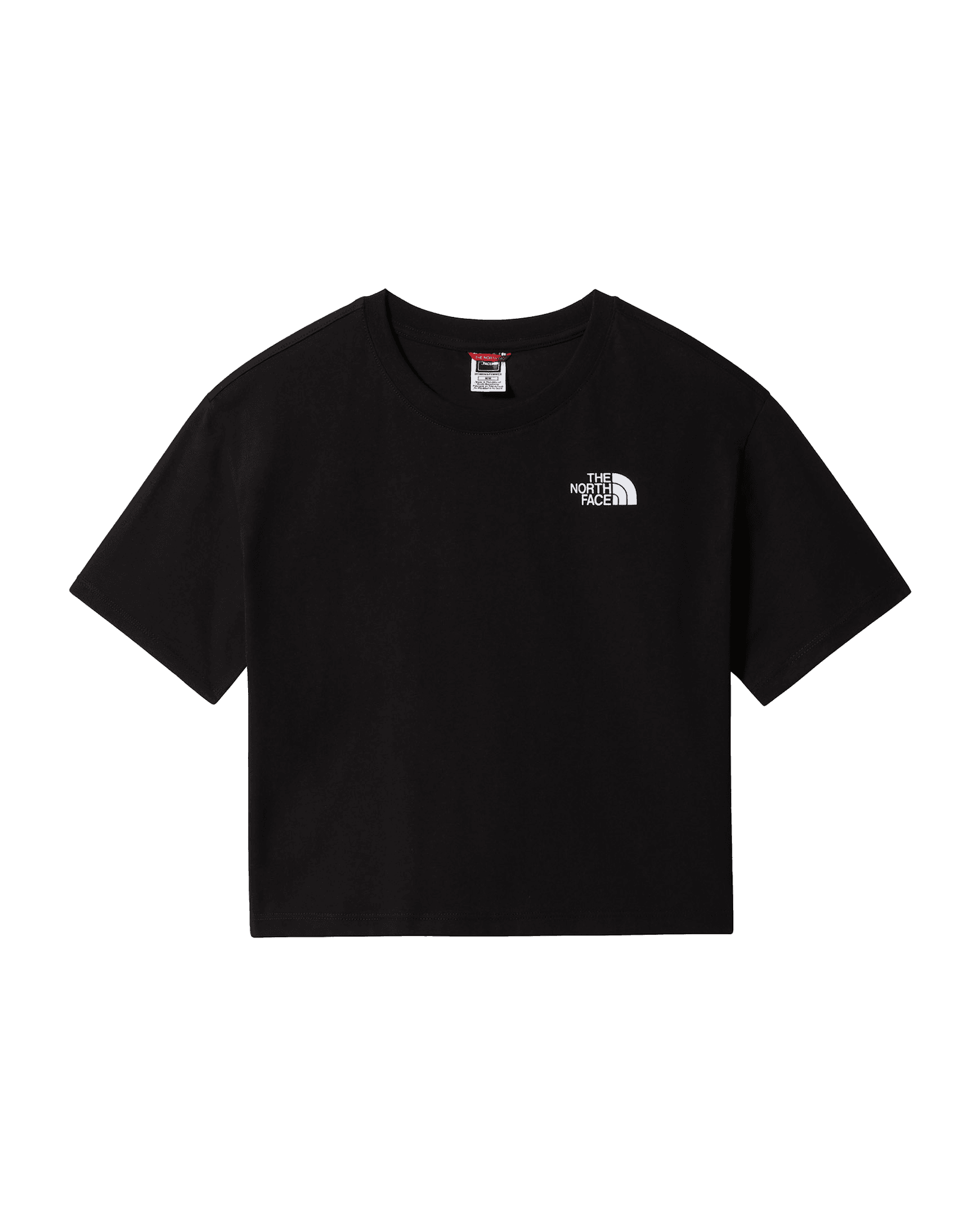 Cropped Simple Dome Tee W TNF Black