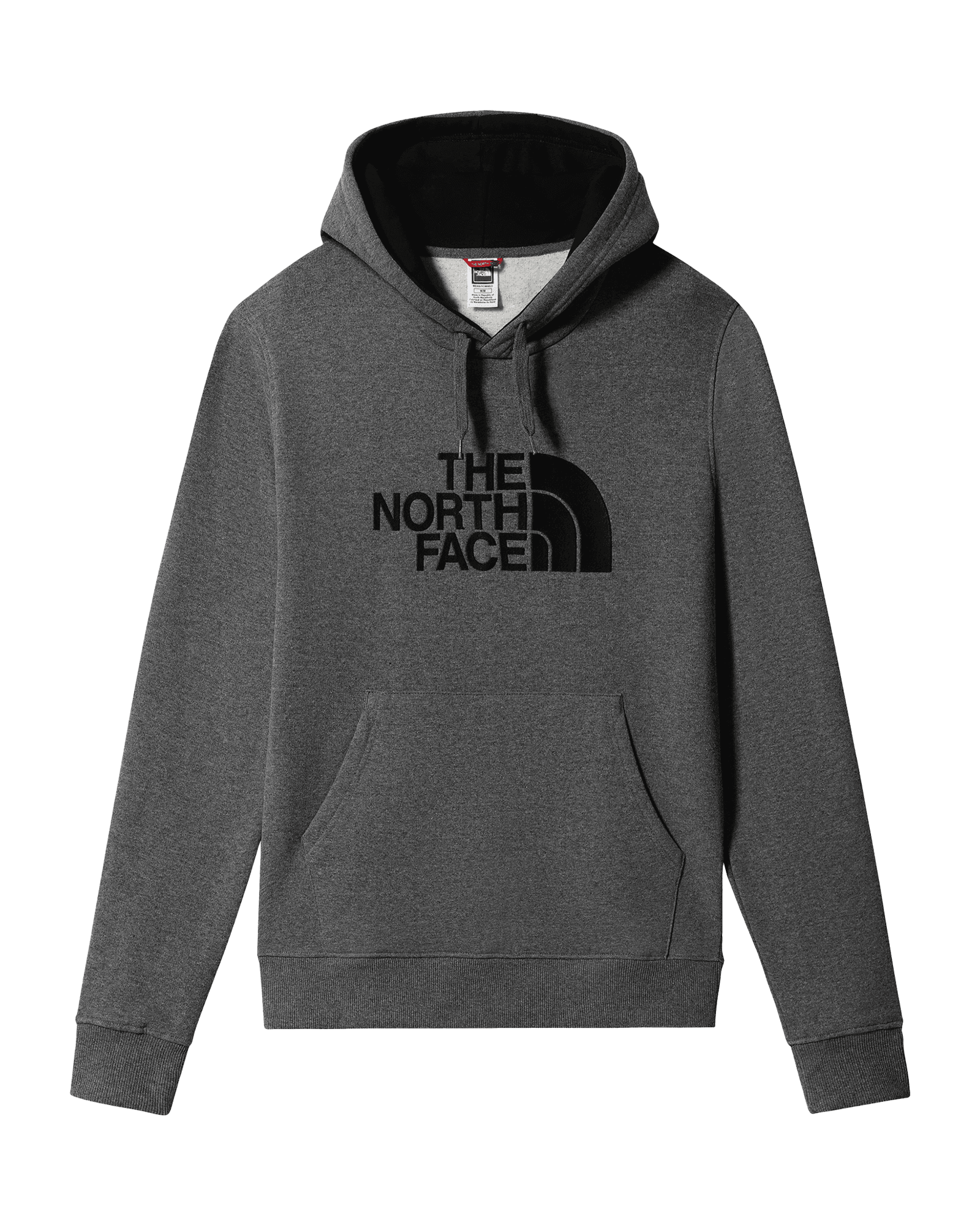 Drew Peak Pullover Hoodie M TNFMDMGRYHTR(STD)/TNFBLCK