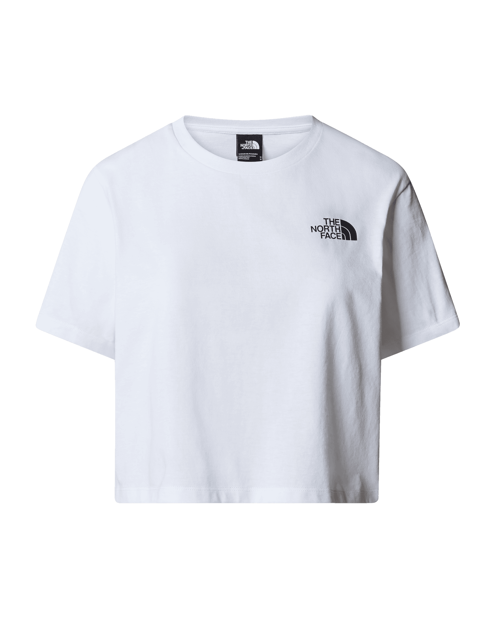 Simple Dome Cropped Slim Tee W TNF White