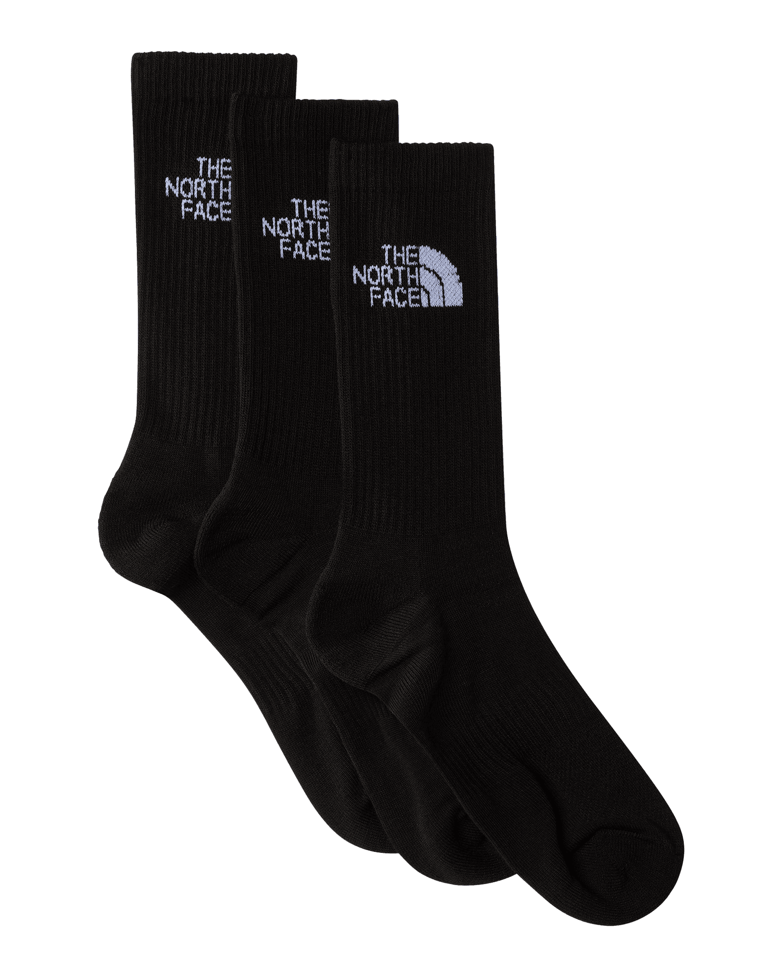 Multi Sport Cush Crew Sock 3-Pack TNF Black