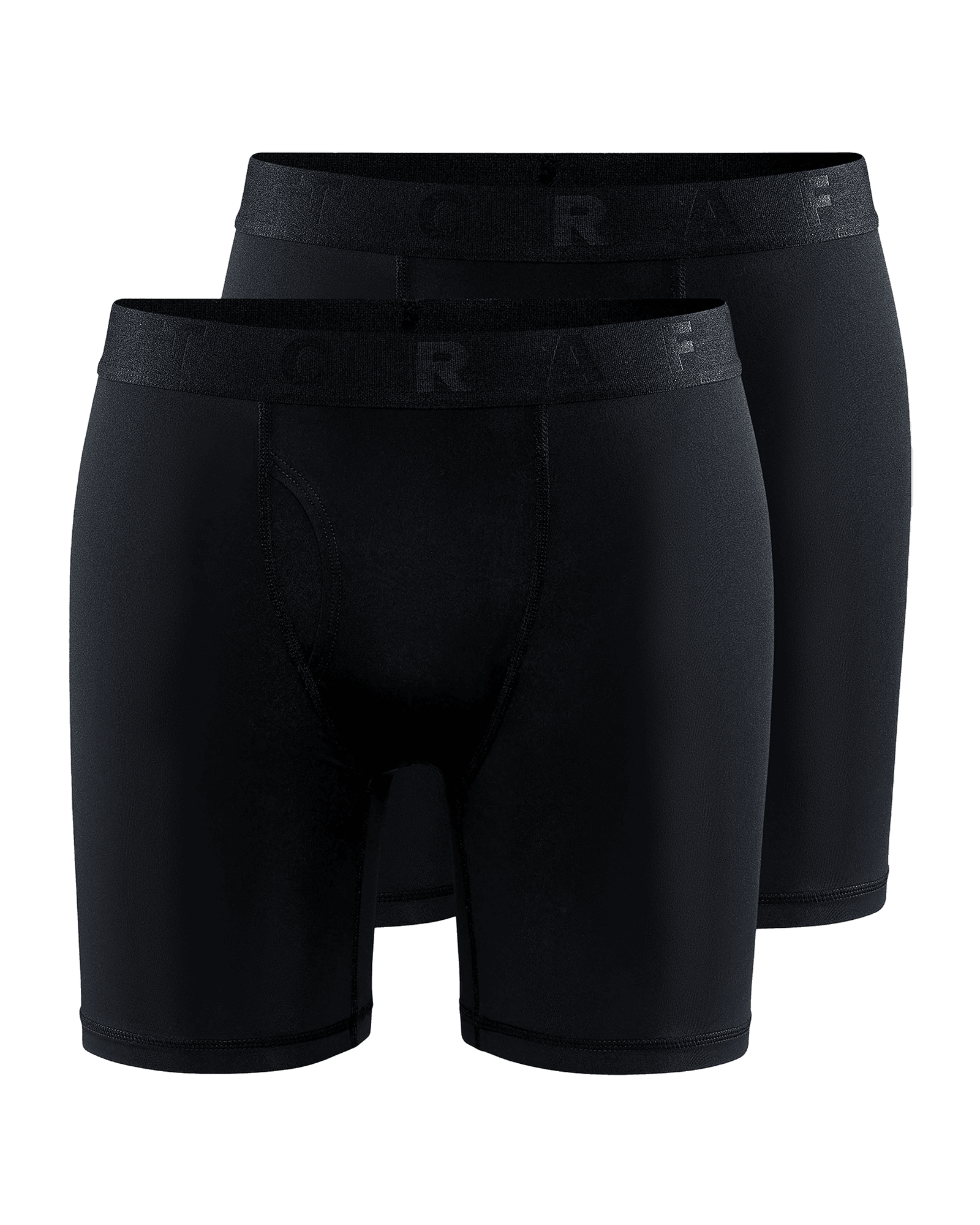 Core Dry Boxer 6-Inch 2-Pack M Black