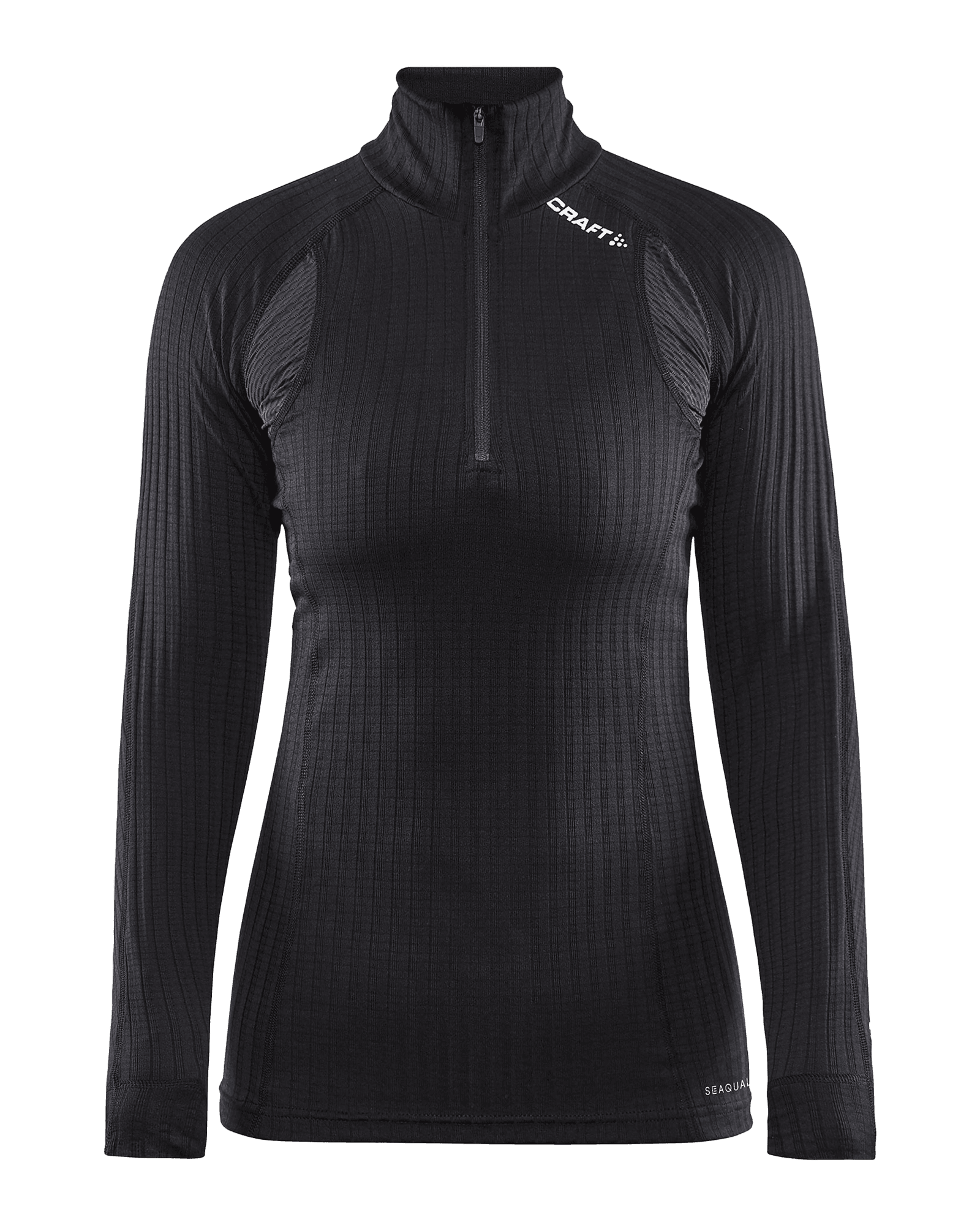 Active Extreme X Zip L/S W Black