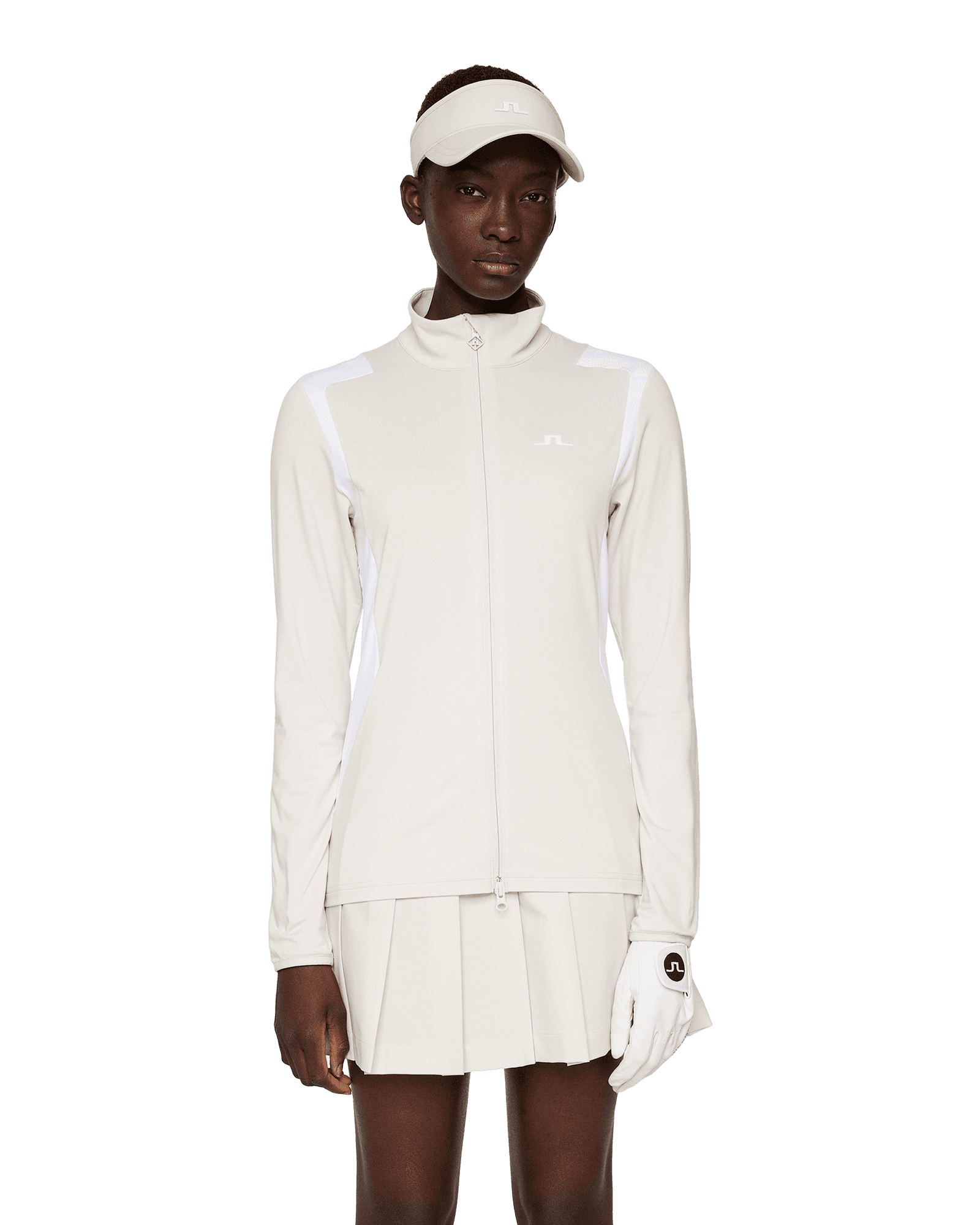 Mae Zip Mid Layer W Moonbeam